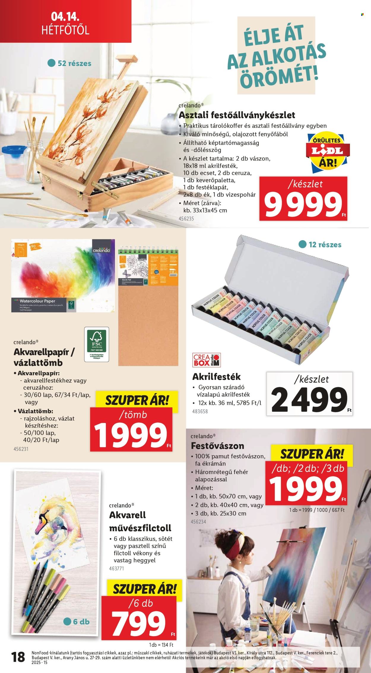 Lidl akciós újságok. Oldal 18