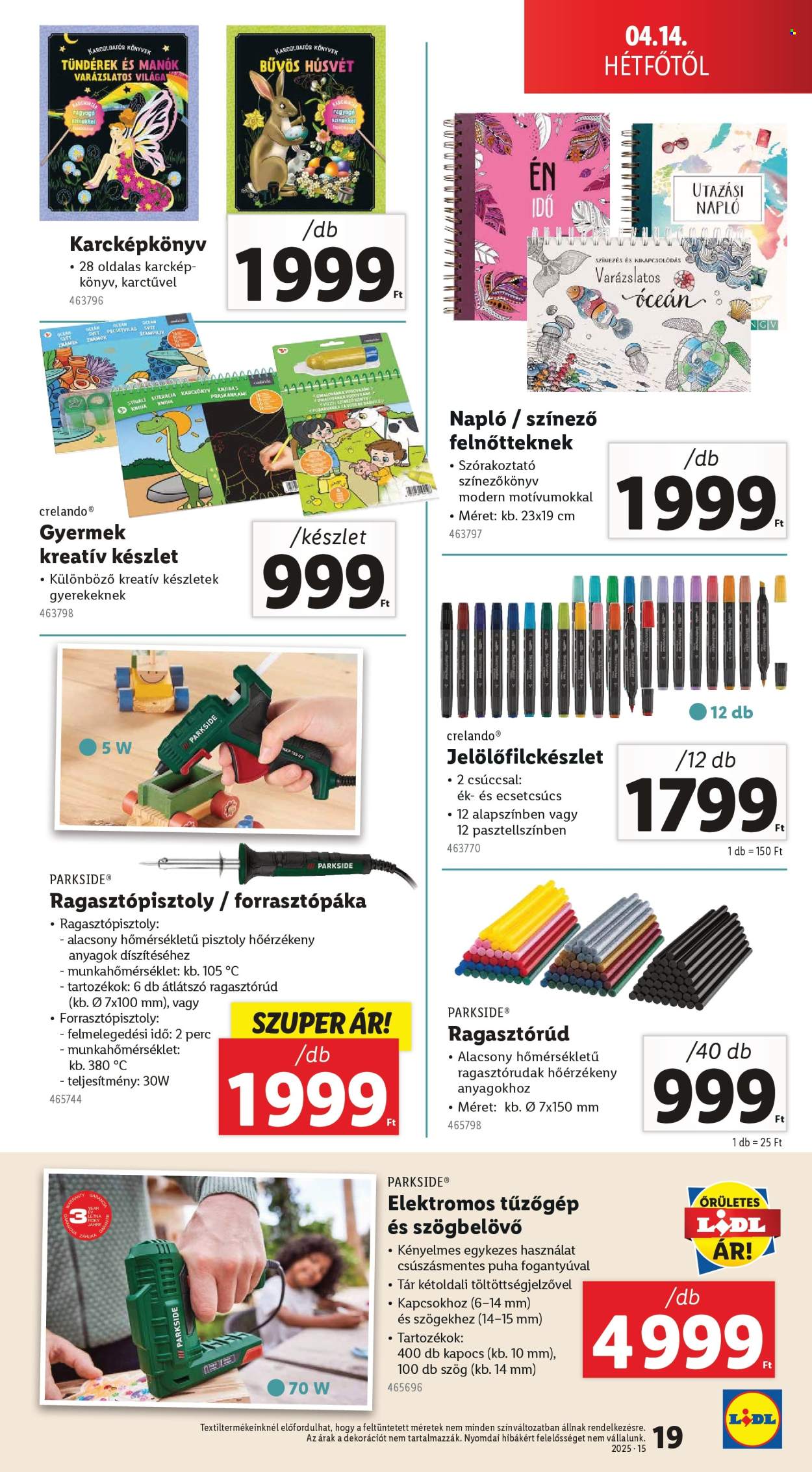 Lidl akciós újságok. Oldal 19