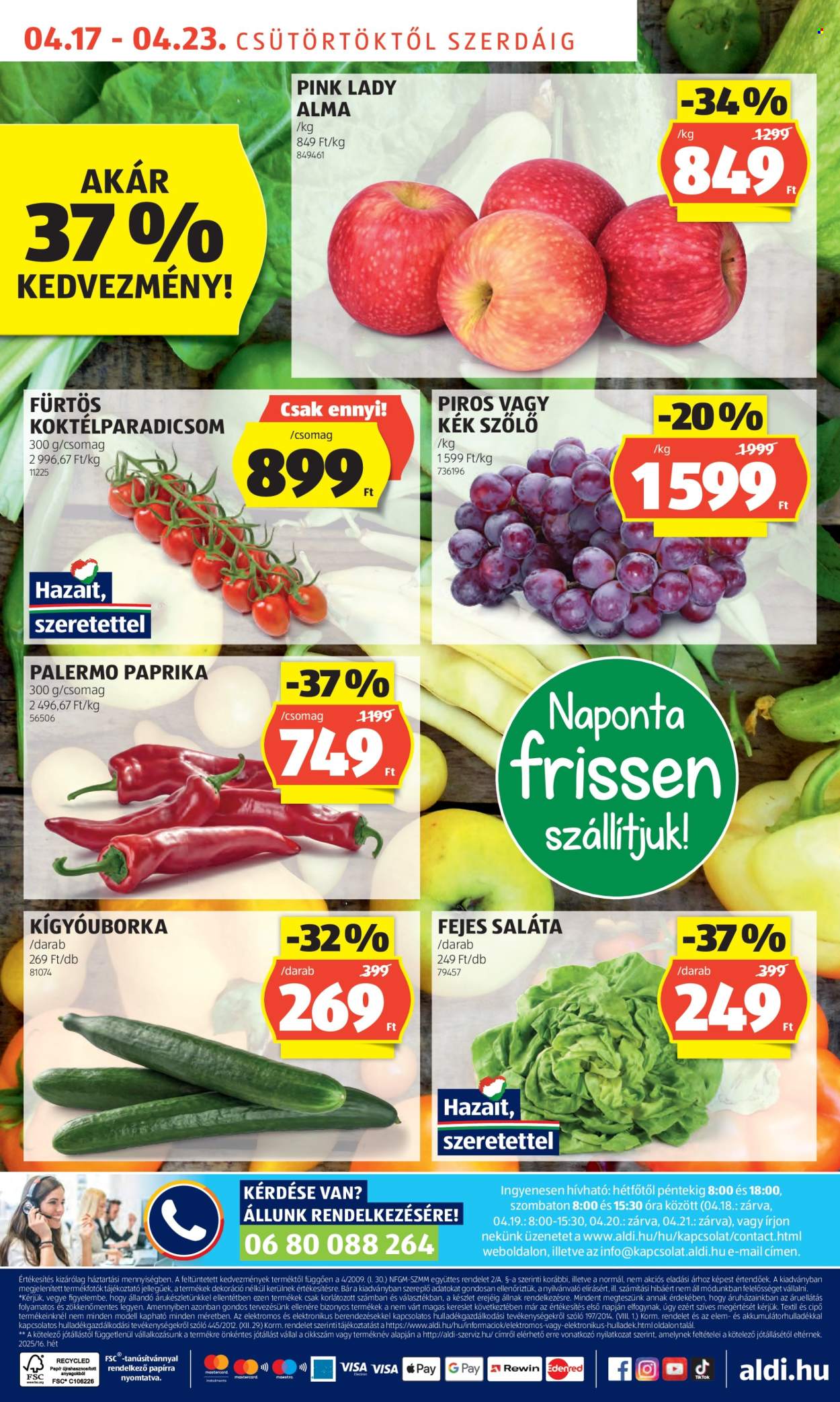 Aldi akciós újságok - 2025.04.17 - 2025.04.23. Oldal 50