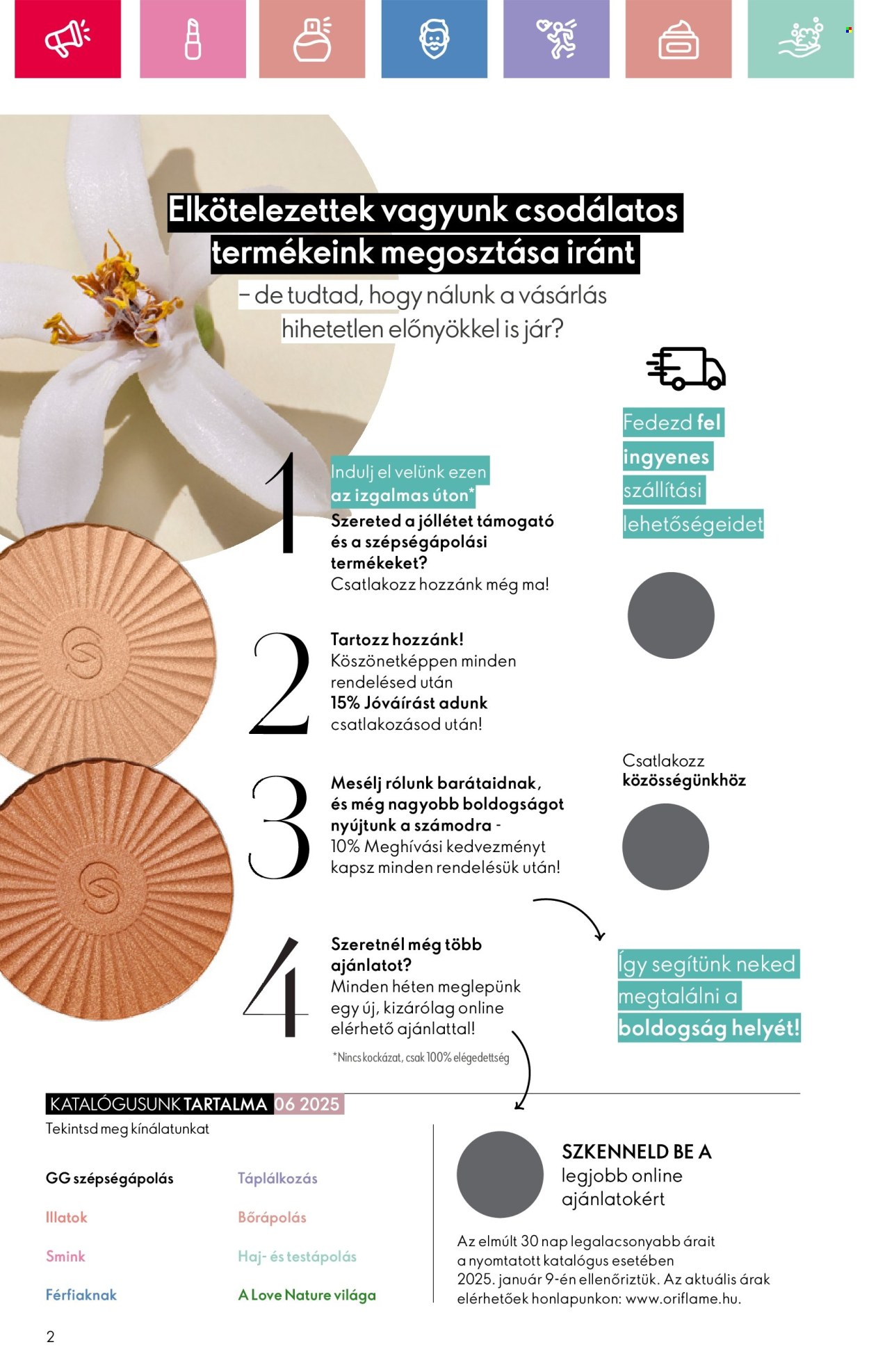 Oriflame akciós újságok - 2025.04.13 - 2025.05.03. Oldal 2