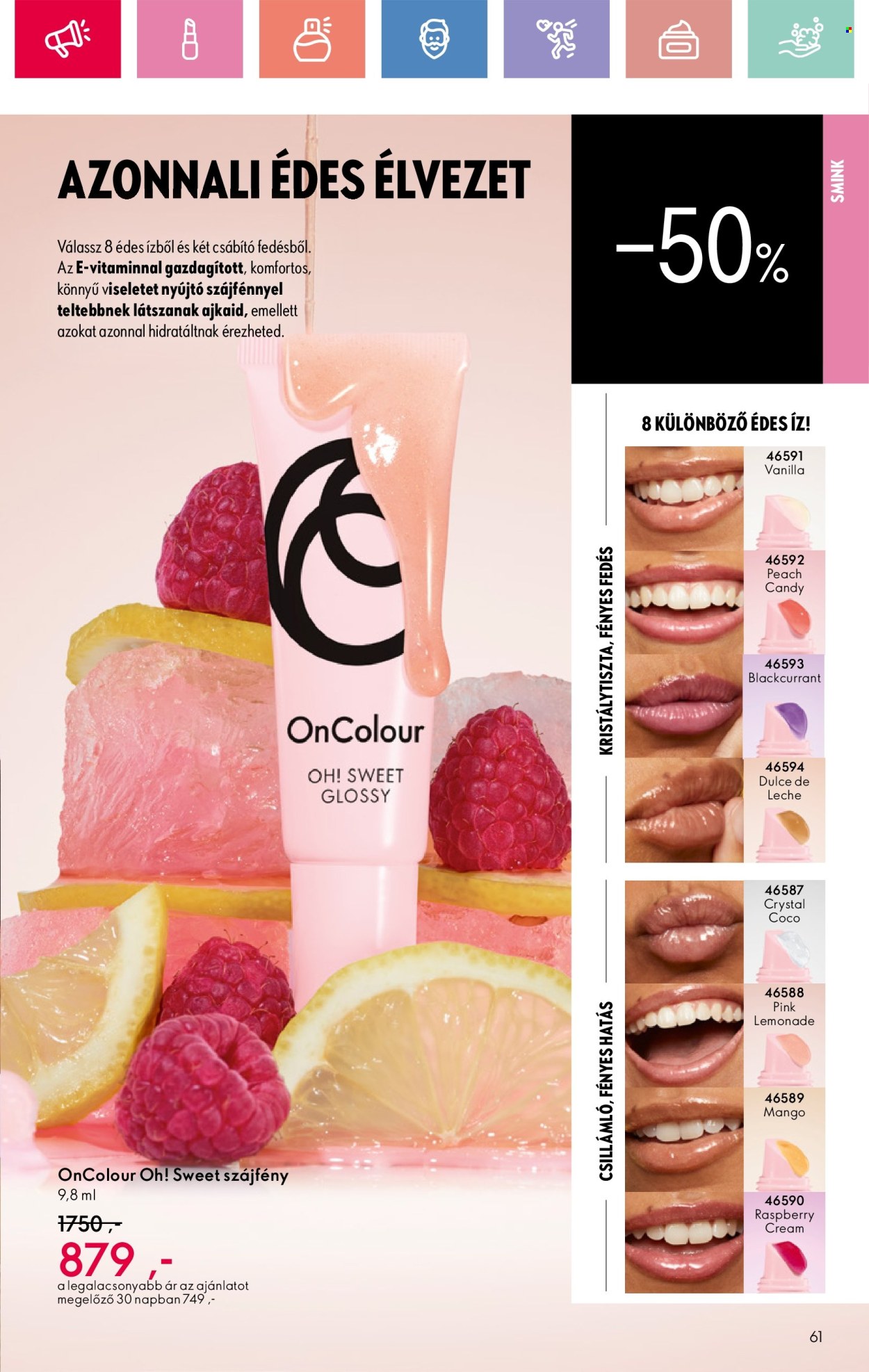 Oriflame akciós újságok - 2025.04.13 - 2025.05.03. Oldal 61