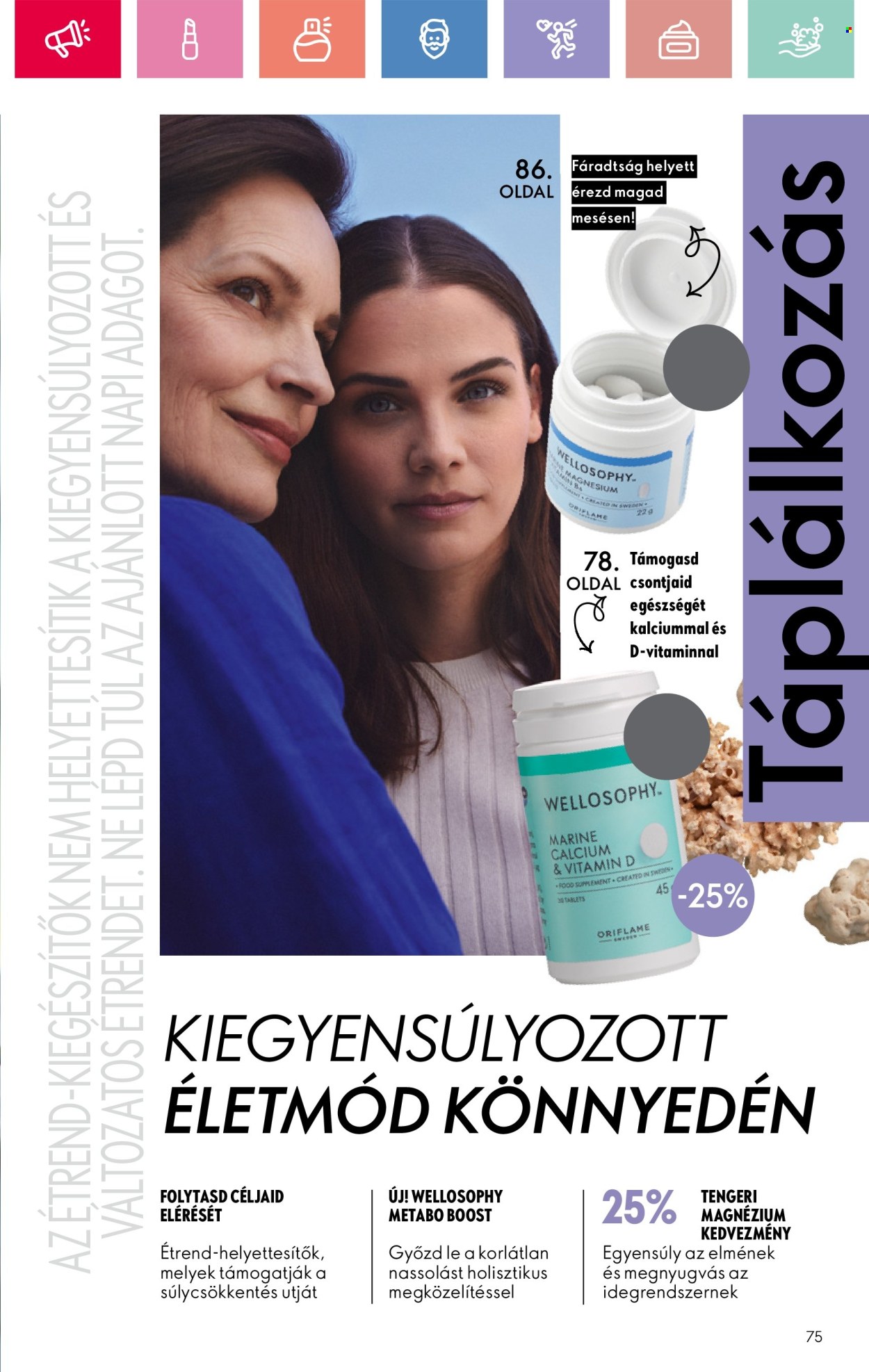 Oriflame akciós újságok - 2025.04.13 - 2025.05.03. Oldal 75
