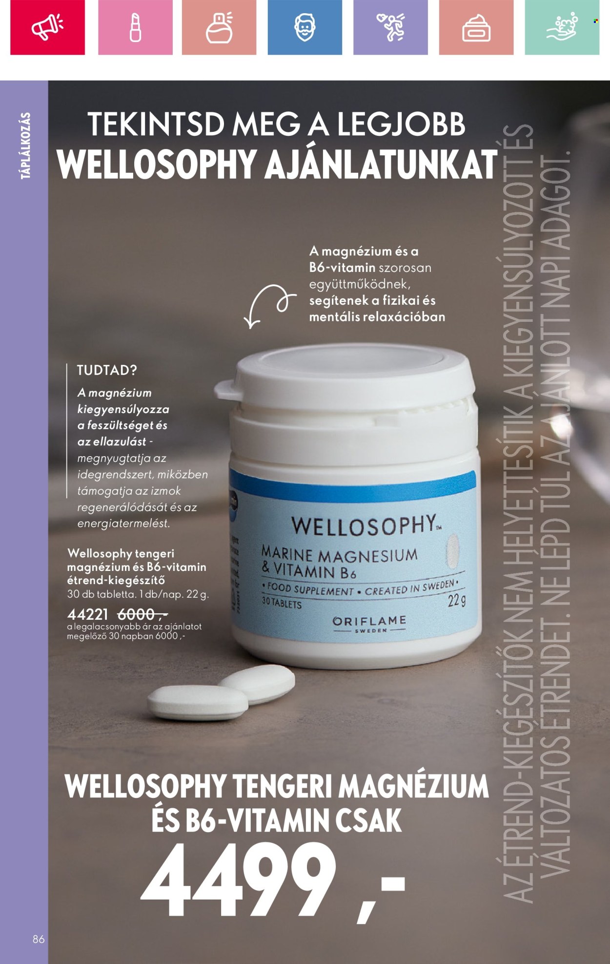 Oriflame akciós újságok - 2025.04.13 - 2025.05.03. Oldal 86