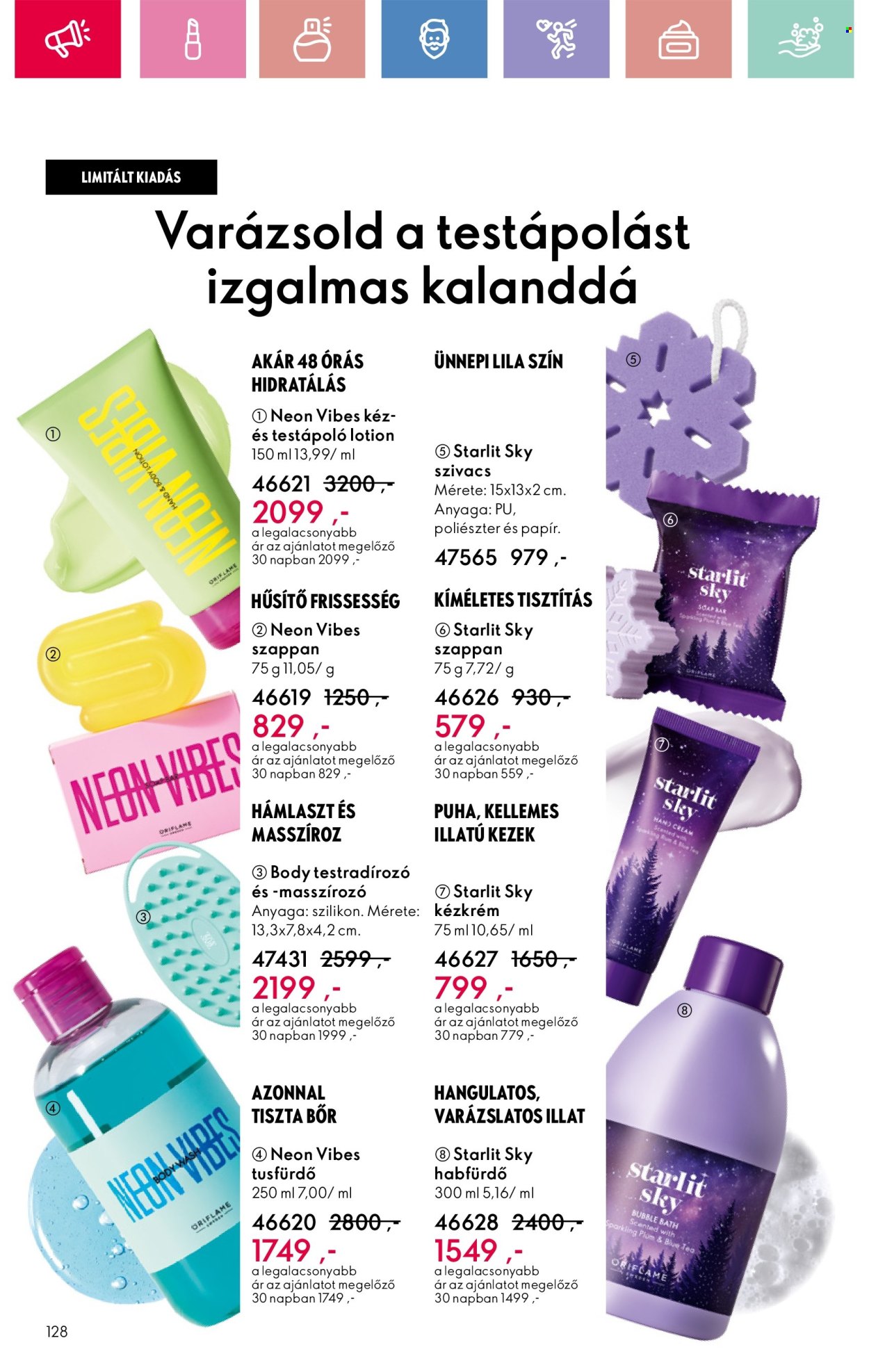 Oriflame akciós újságok - 2025.04.13 - 2025.05.03. Oldal 128