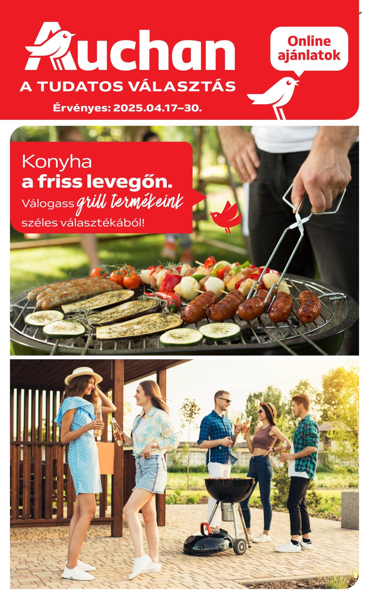 Auchan akciós újságok - 2025.04.17 - 2025.04.30. Oldal 1