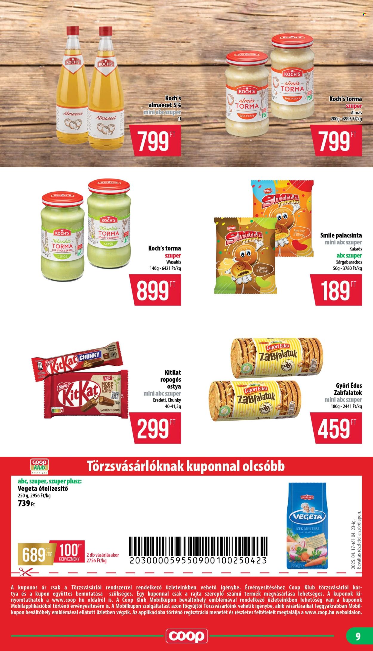 Coop akciós újságok - 2025.04.17 - 2025.04.23. Oldal 9