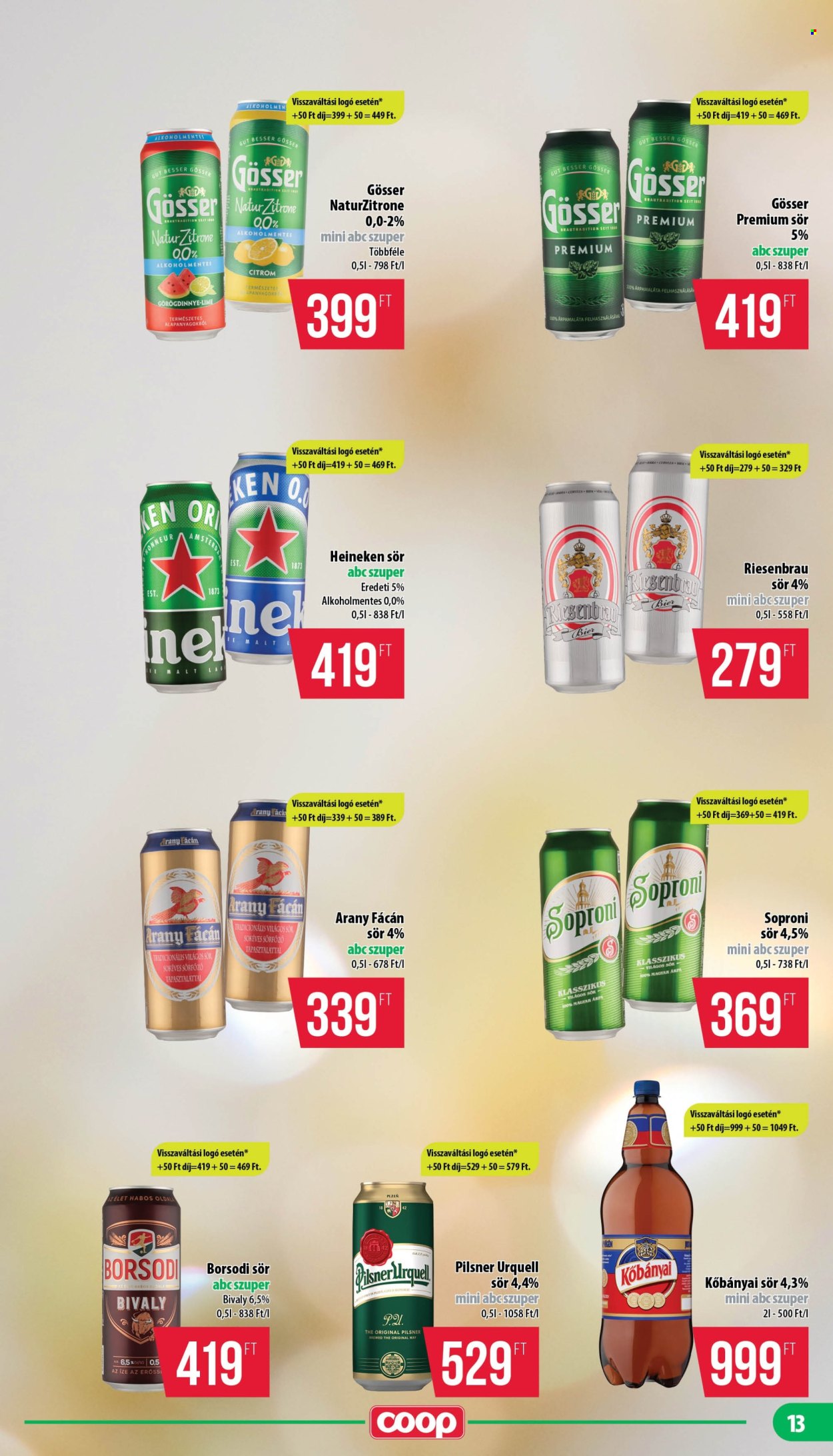 Coop akciós újságok - 2025.04.17 - 2025.04.23. Oldal 13