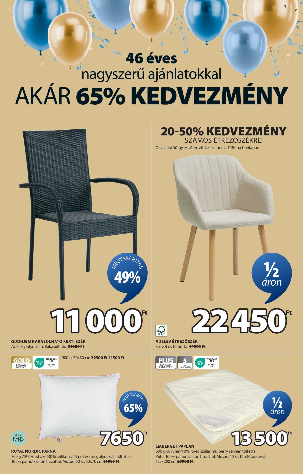 JYSK akciós újságok - 2025.04.16 - 2025.05.18. Oldal 4