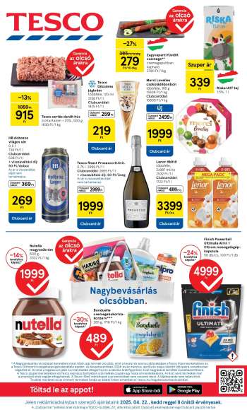 Újság TESCO - 2025.04.22 - 2025.04.28.