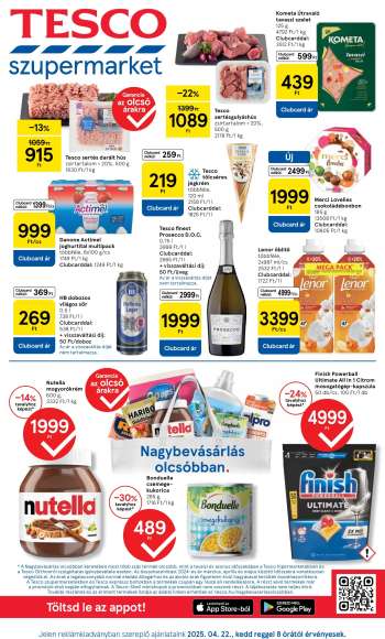 Újság TESCO - 2025.04.22 - 2025.04.28.