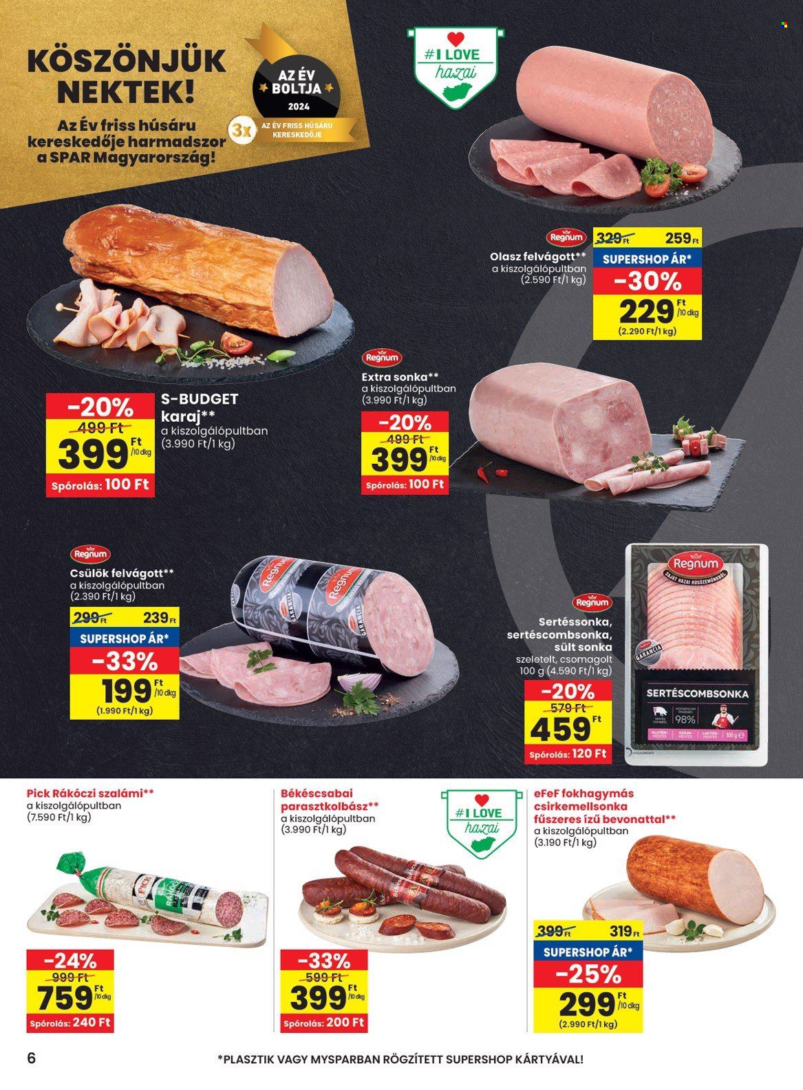 SPAR akciós újságok - 2025.04.23 - 2025.04.30. Oldal 6