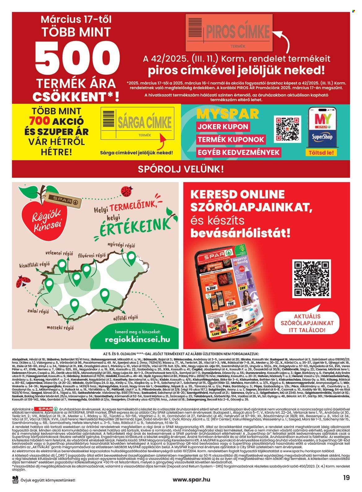 SPAR akciós újságok - 2025.04.23 - 2025.04.30. Oldal 19
