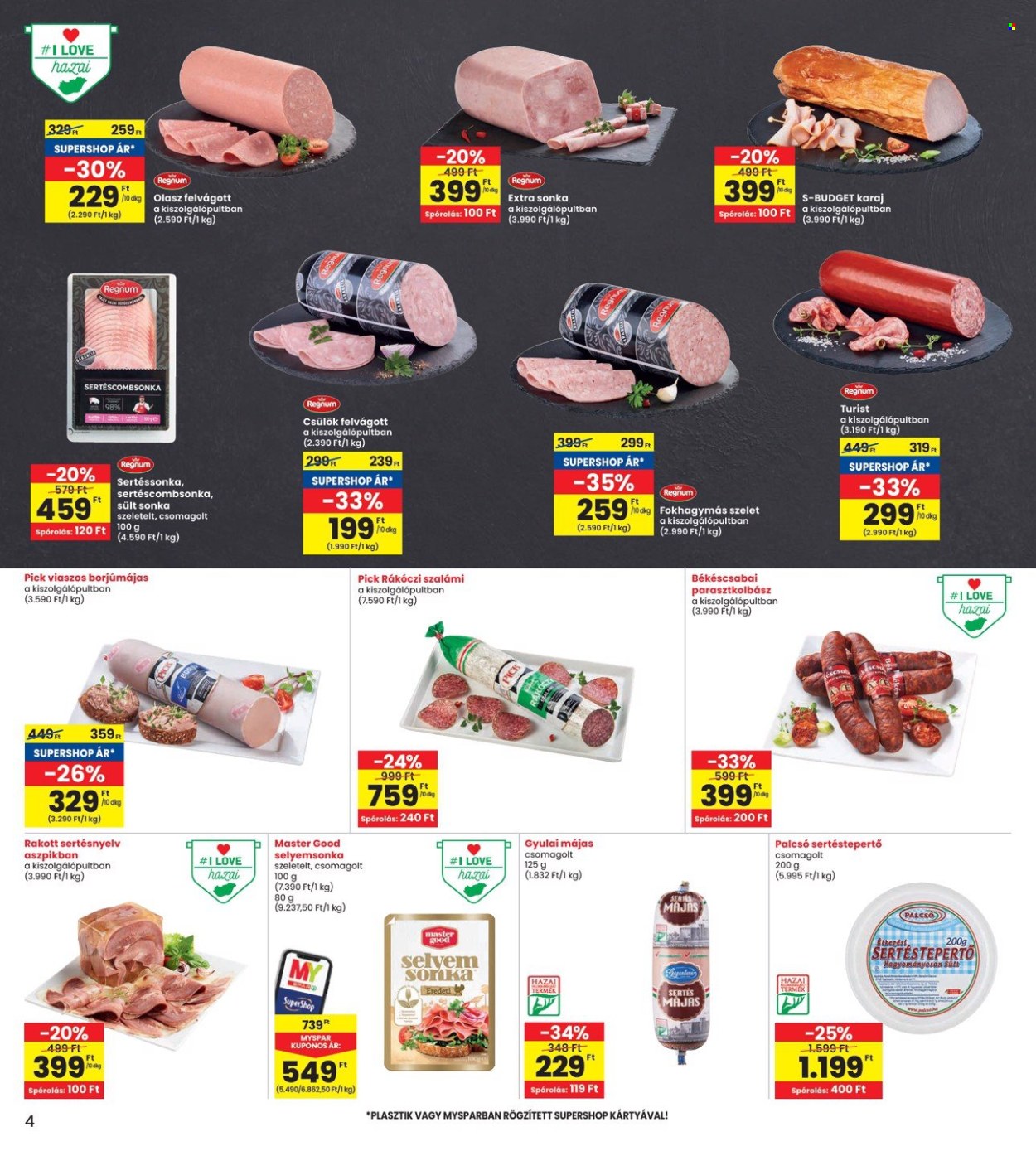 INTERSPAR akciós újságok - 2025.04.23 - 2025.04.30. Oldal 4