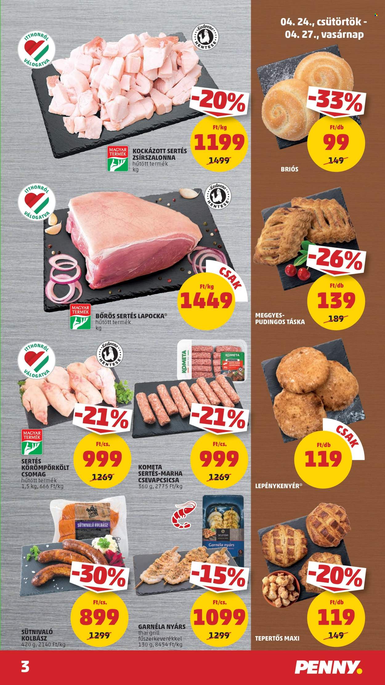 Penny Market akciós újságok - 2025.04.24 - 2025.04.29. Oldal 3