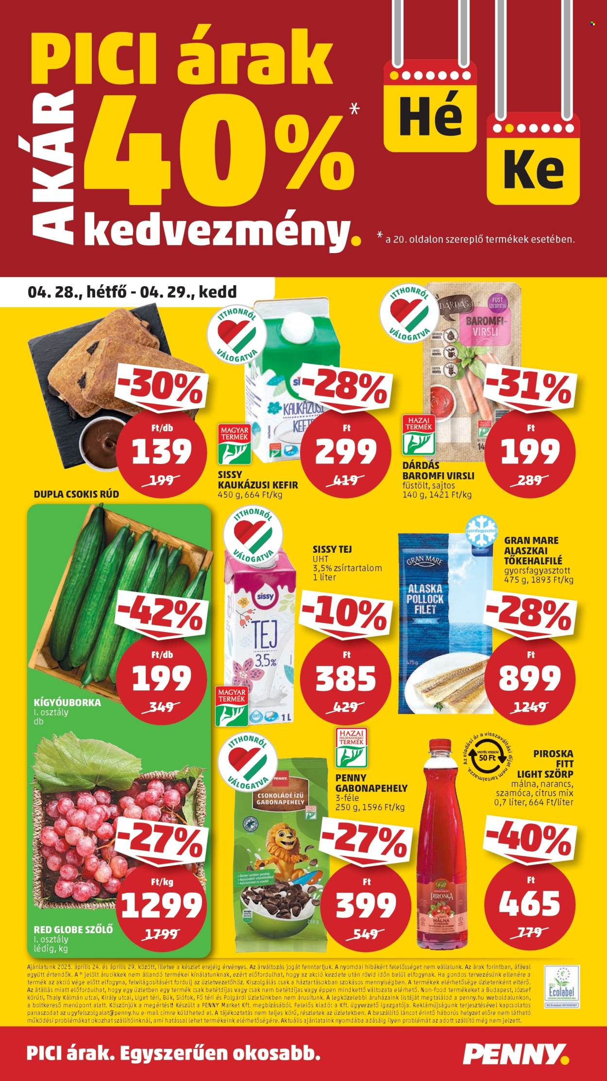 Penny Market akciós újságok - 2025.04.24 - 2025.04.29. Oldal 24