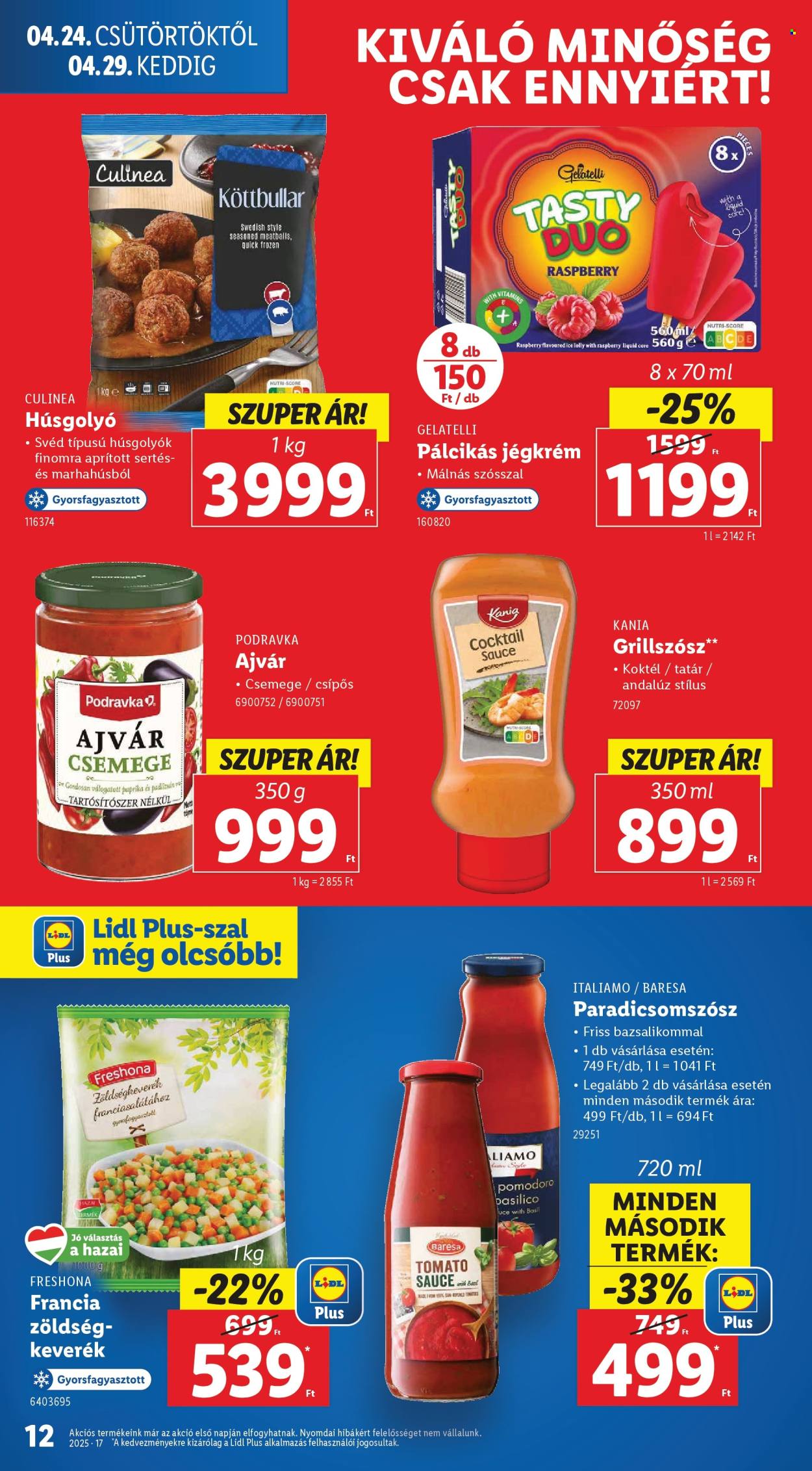 Lidl akciós újságok - 2025.04.24 - 2025.04.29. Oldal 12
