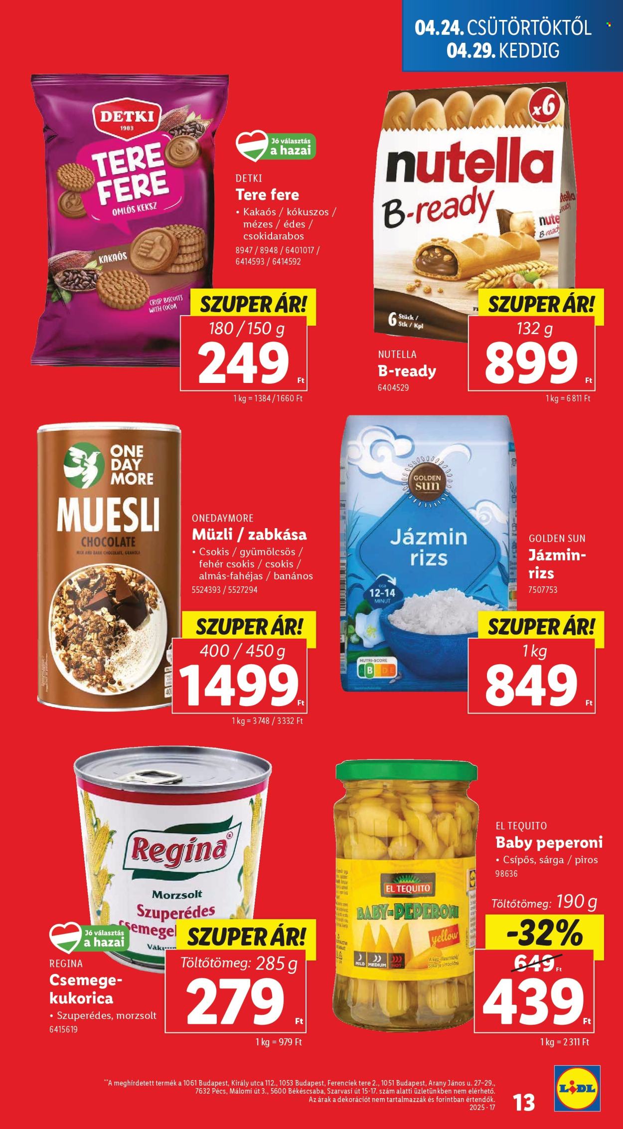 Lidl akciós újságok - 2025.04.24 - 2025.04.29. Oldal 13