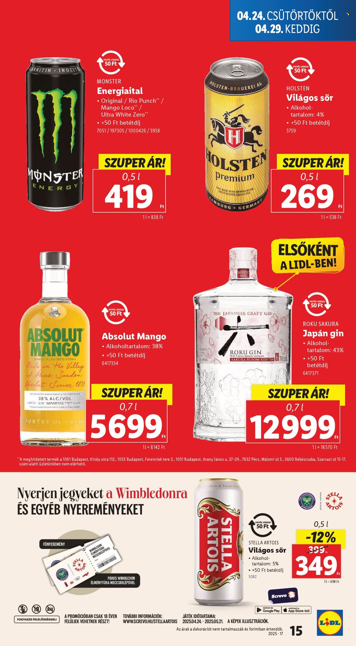 Lidl akciós újságok - 2025.04.24 - 2025.04.29. Oldal 15