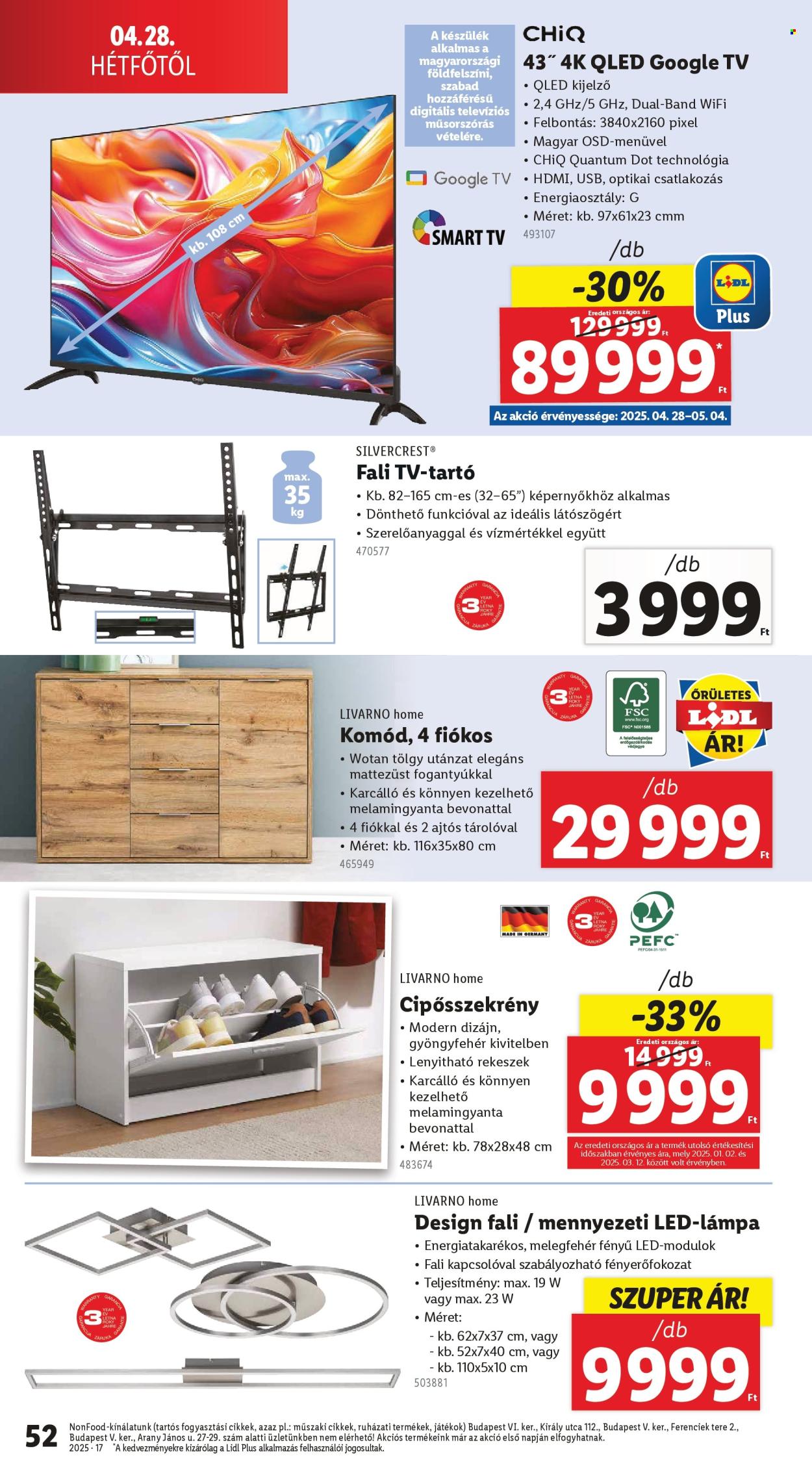 Lidl akciós újságok - 2025.04.24 - 2025.04.29. Oldal 52