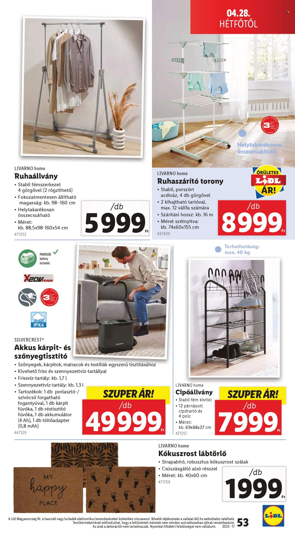 Lidl akciós újságok - 2025.04.24 - 2025.04.29. Oldal 53