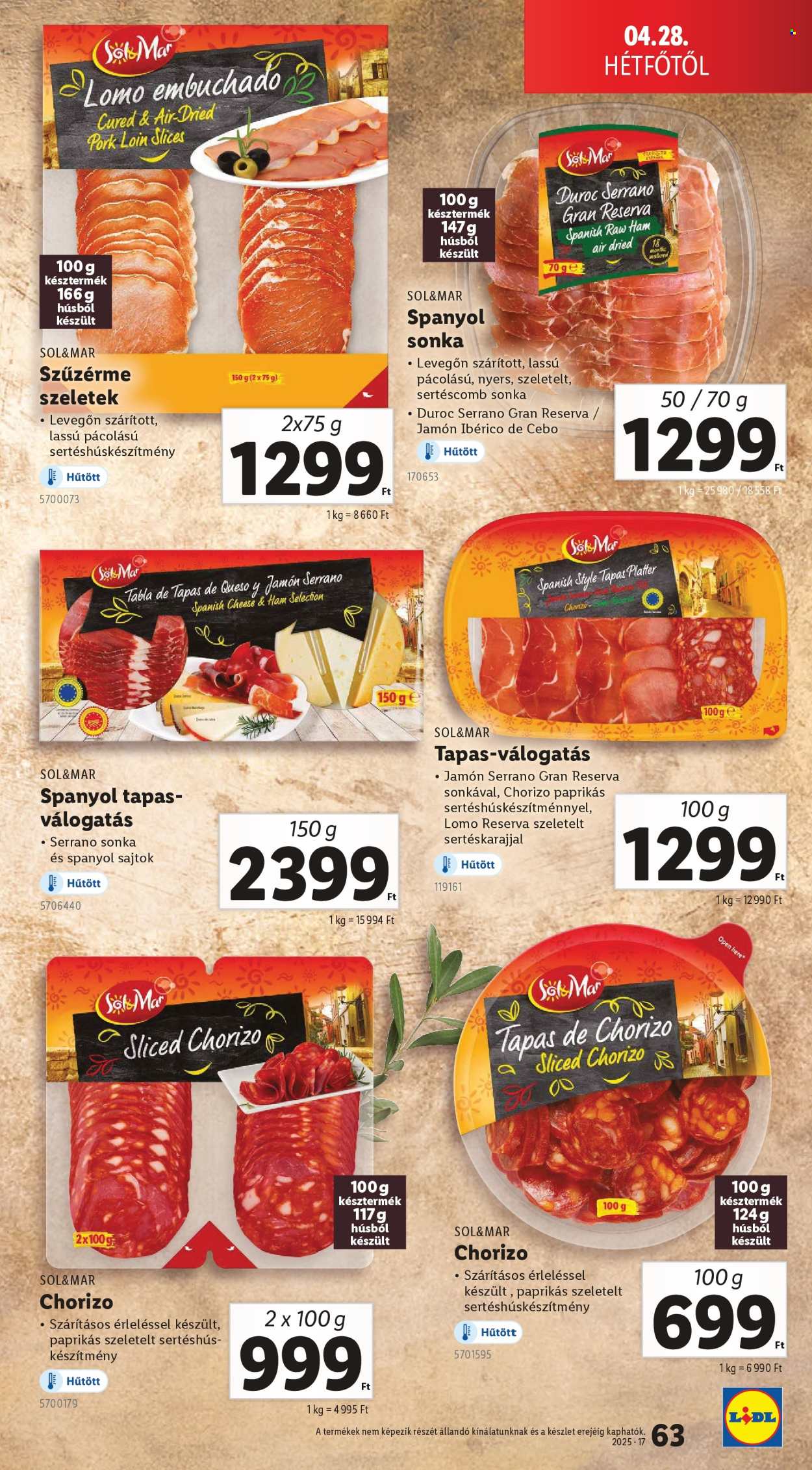 Lidl akciós újságok - 2025.04.24 - 2025.04.29. Oldal 63