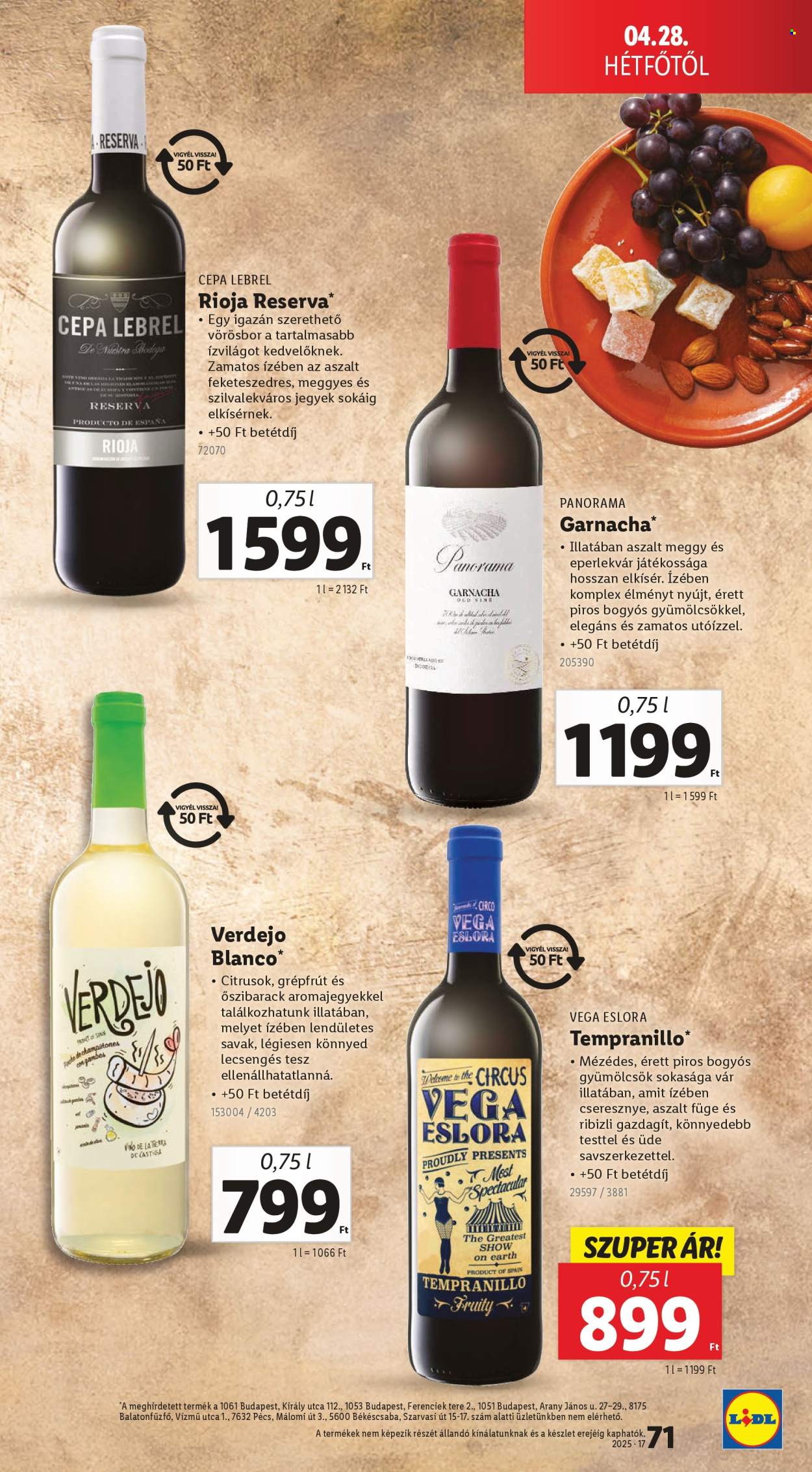 Lidl akciós újságok - 2025.04.24 - 2025.04.29. Oldal 71