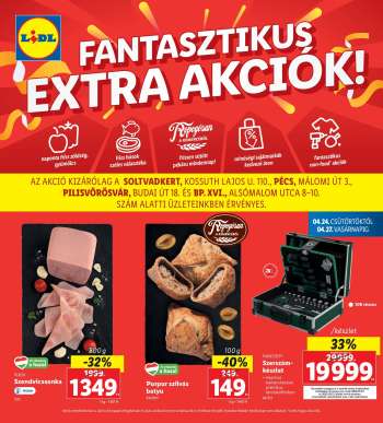 Újság Lidl - 2025.04.24 - 2025.04.27.