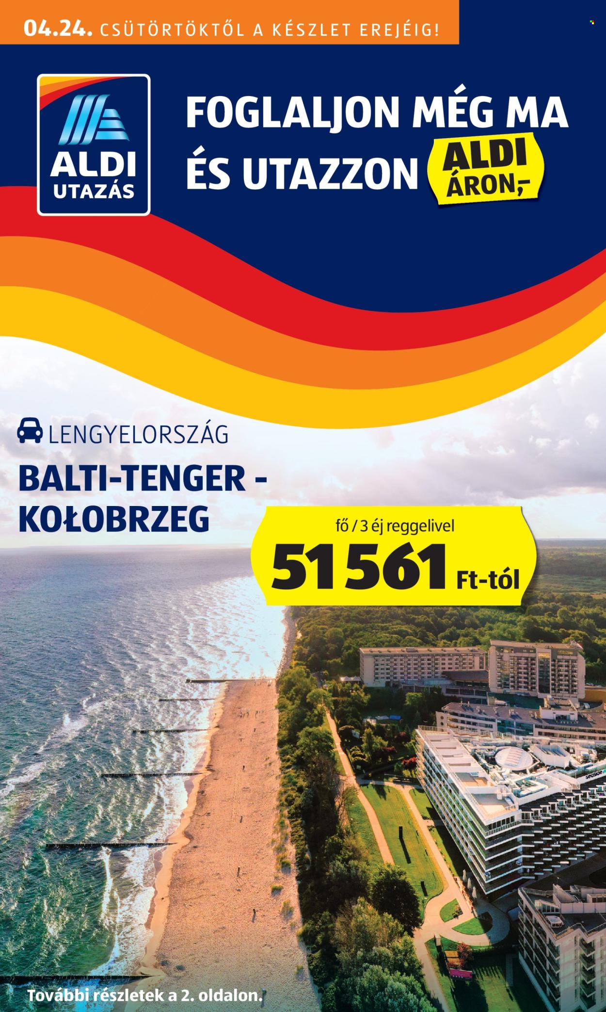Aldi akciós újságok. Oldal 1