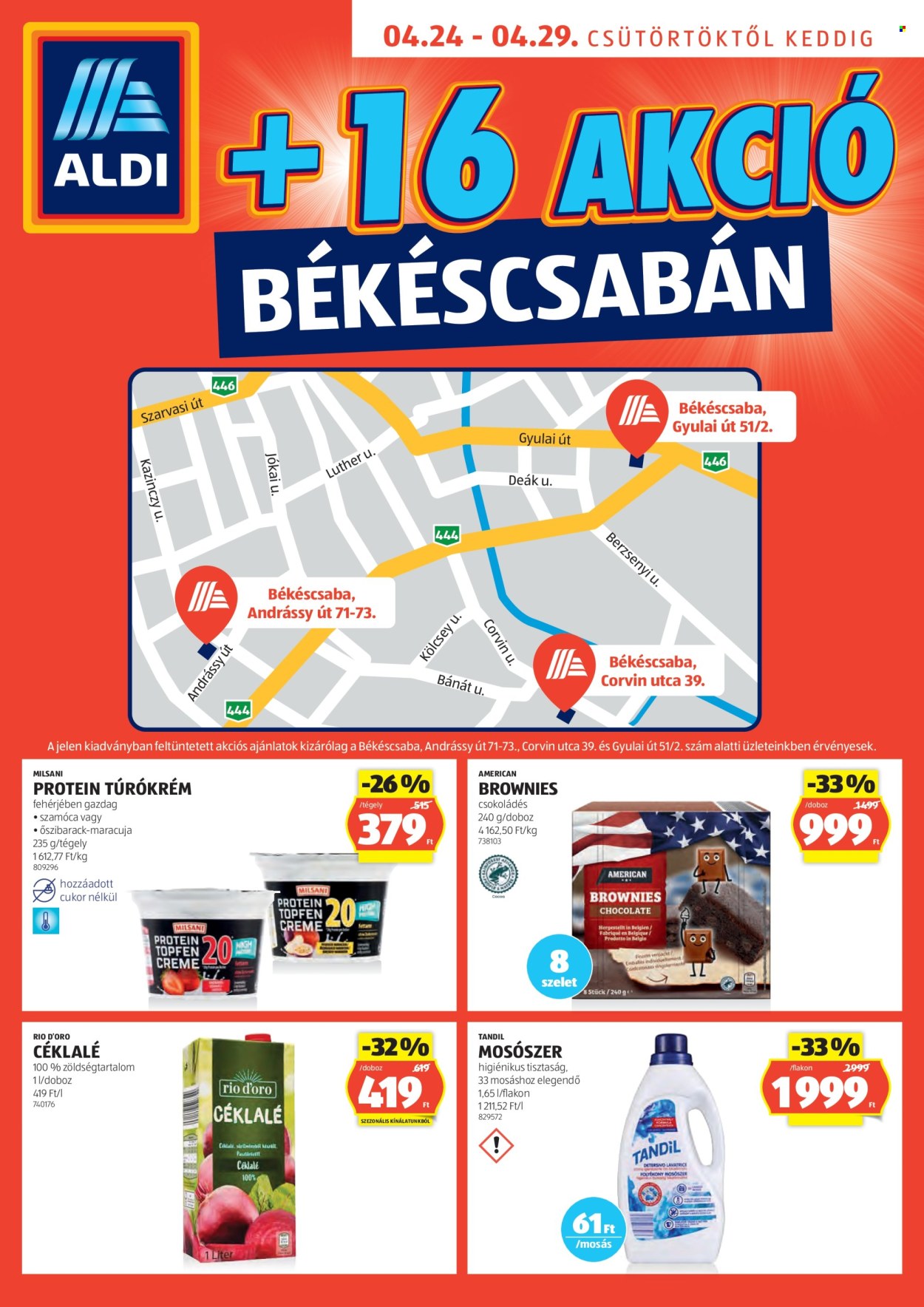 Aldi akciós újságok - 2025.04.24 - 2025.04.29. Oldal 1