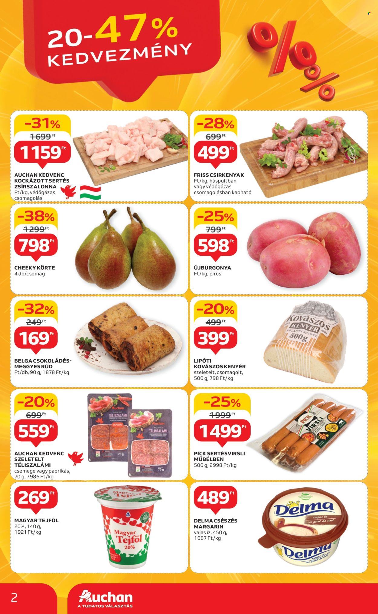 Auchan akciós újságok - 2025.04.24 - 2025.04.30. Oldal 2