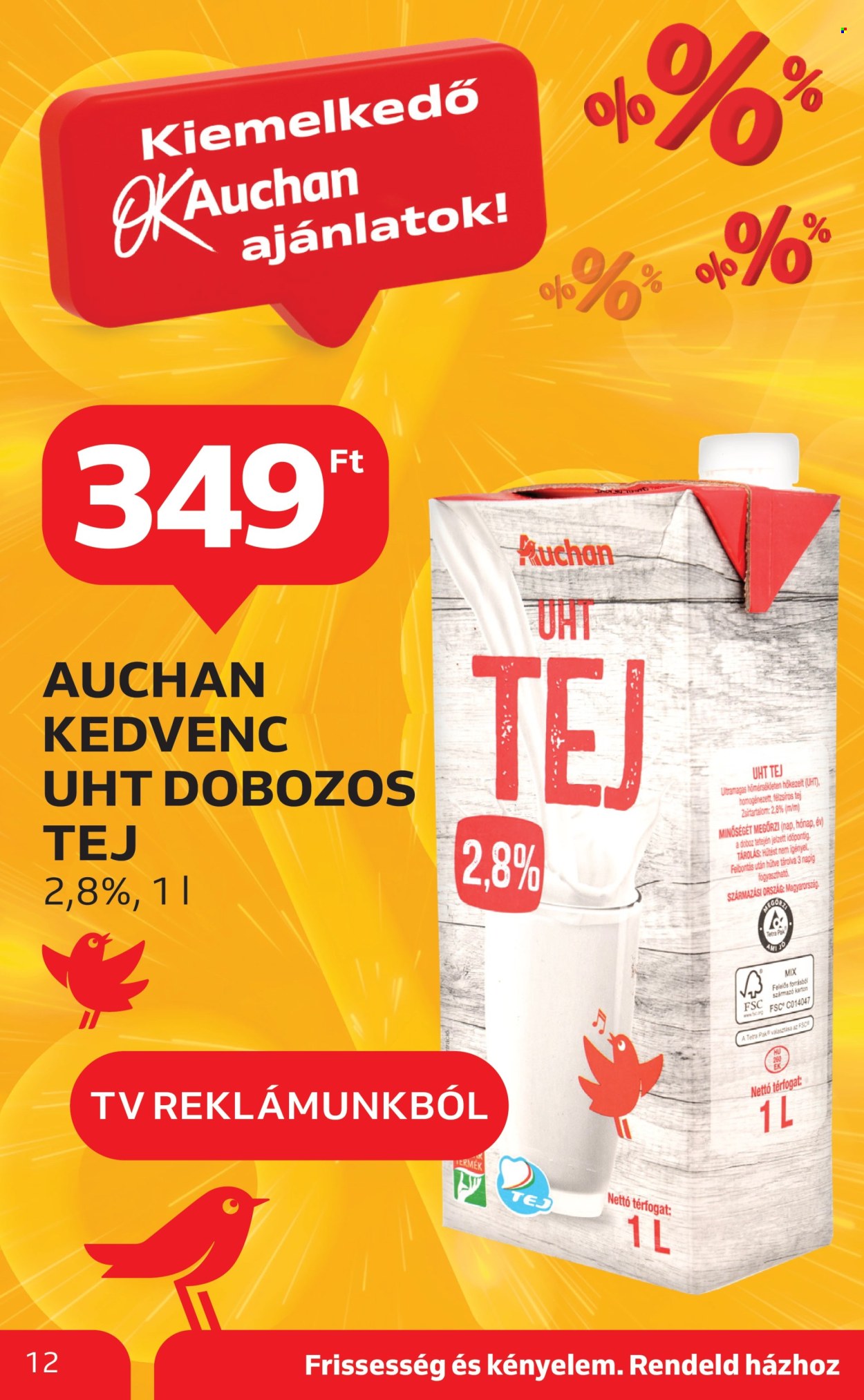 Auchan akciós újságok - 2025.04.24 - 2025.04.30. Oldal 12