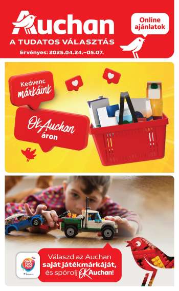 Újság Auchan - 2025.04.24 - 2025.05.07.