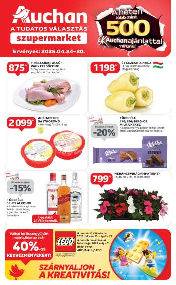 Újság Auchan - 2025.04.24 - 2025.04.30.