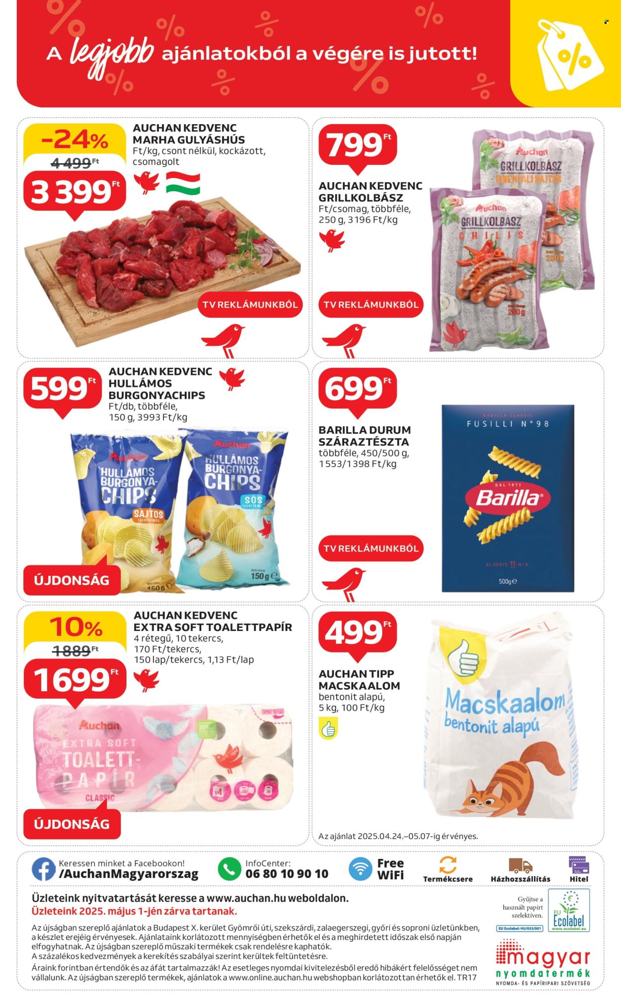 Auchan akciós újságok - 2025.04.24 - 2025.04.30. Oldal 12