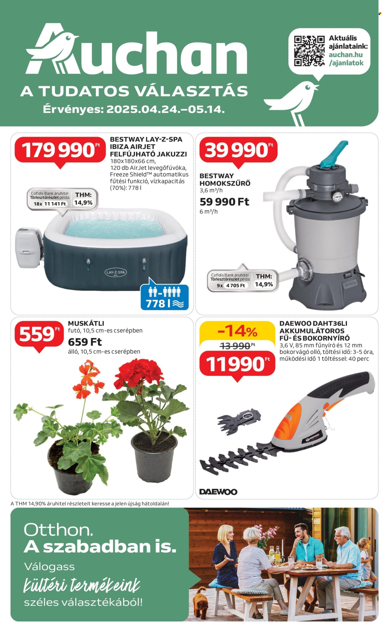 Auchan akciós újságok - 2025.04.24 - 2025.05.14. Oldal 1
