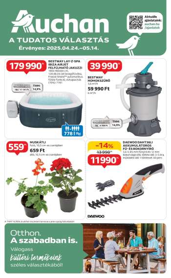 Újság Auchan - 2025.04.24 - 2025.05.14.