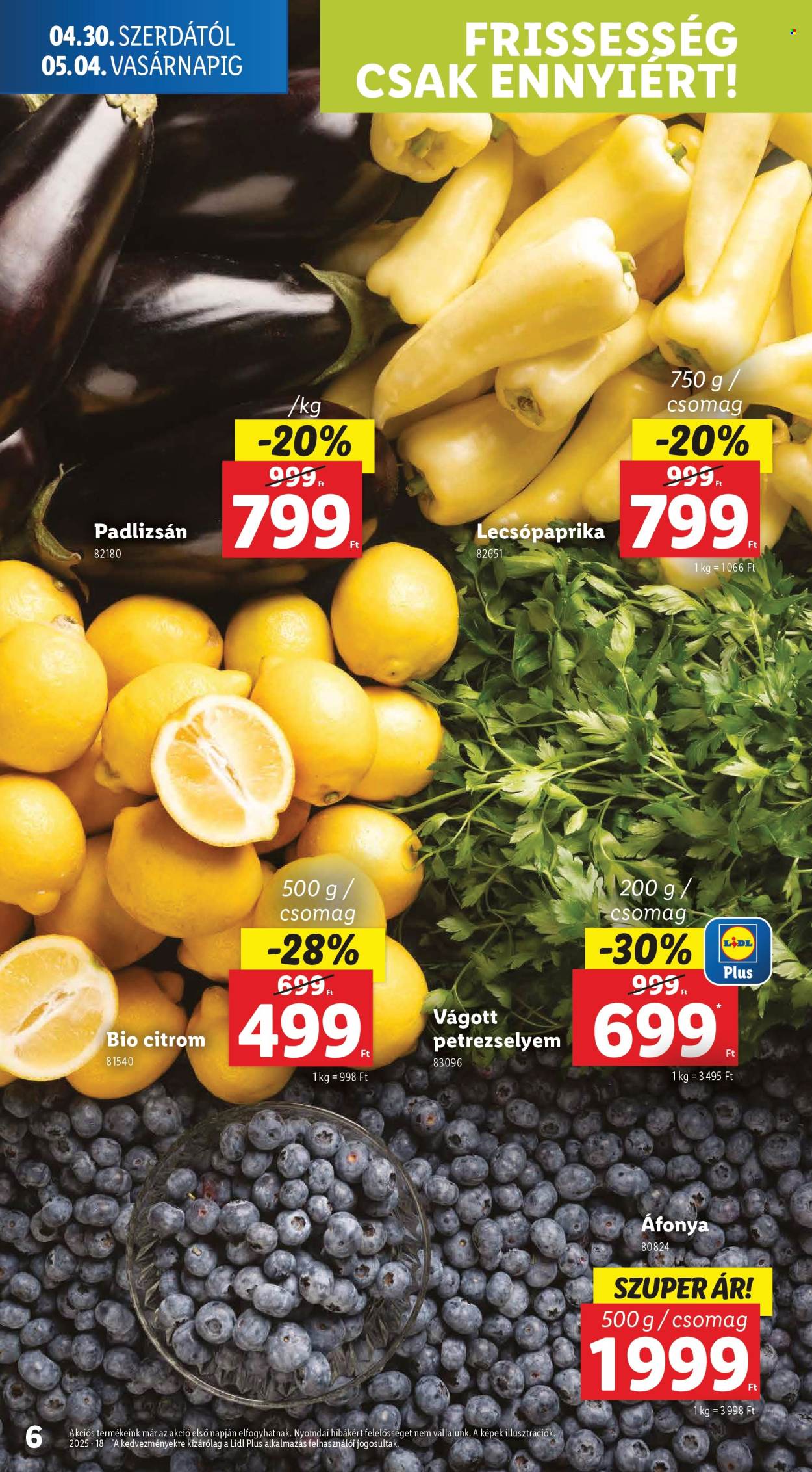 Lidl akciós újságok - 2025.04.30 - 2025.05.07. Oldal 6
