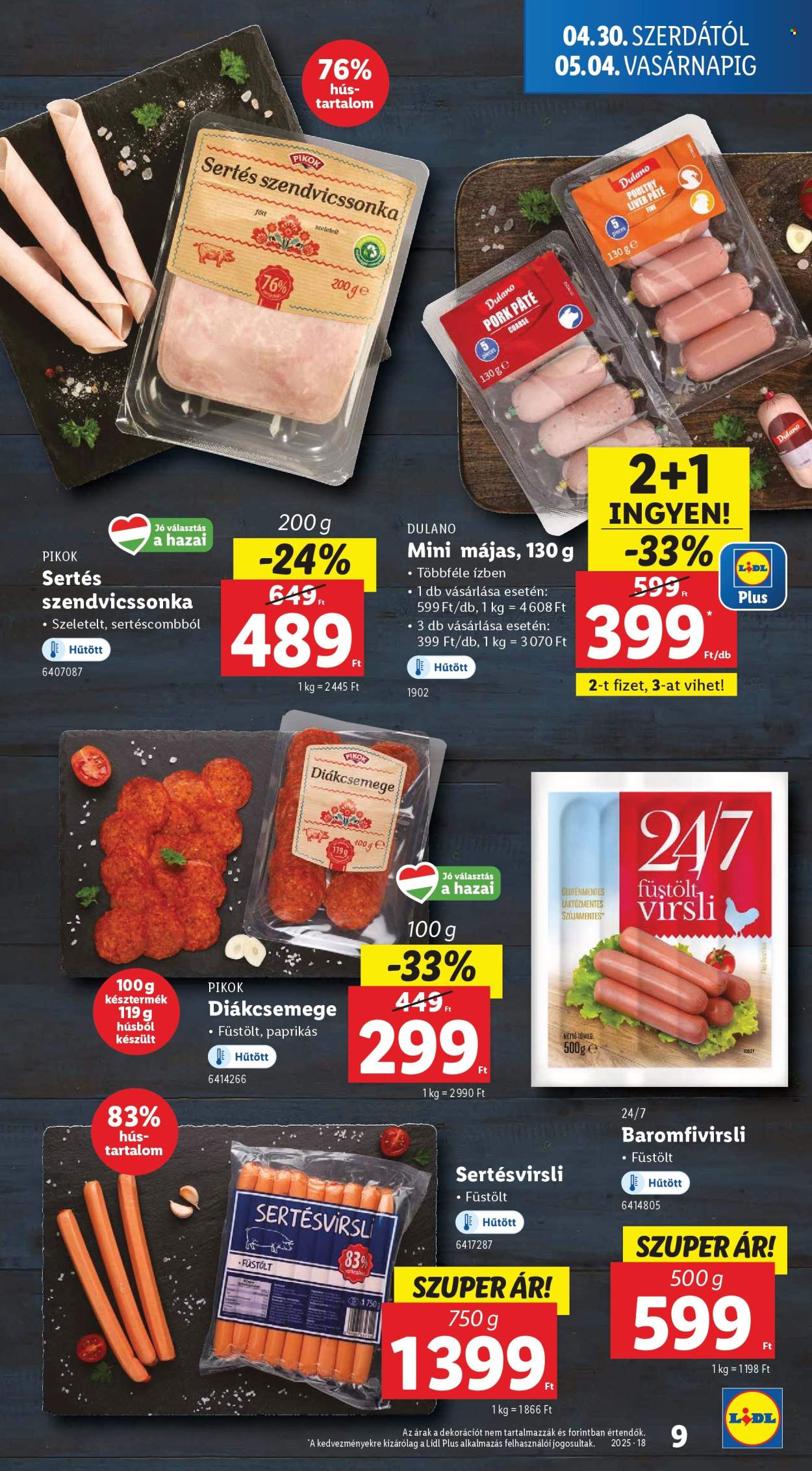 Lidl akciós újságok - 2025.04.30 - 2025.05.07. Oldal 9