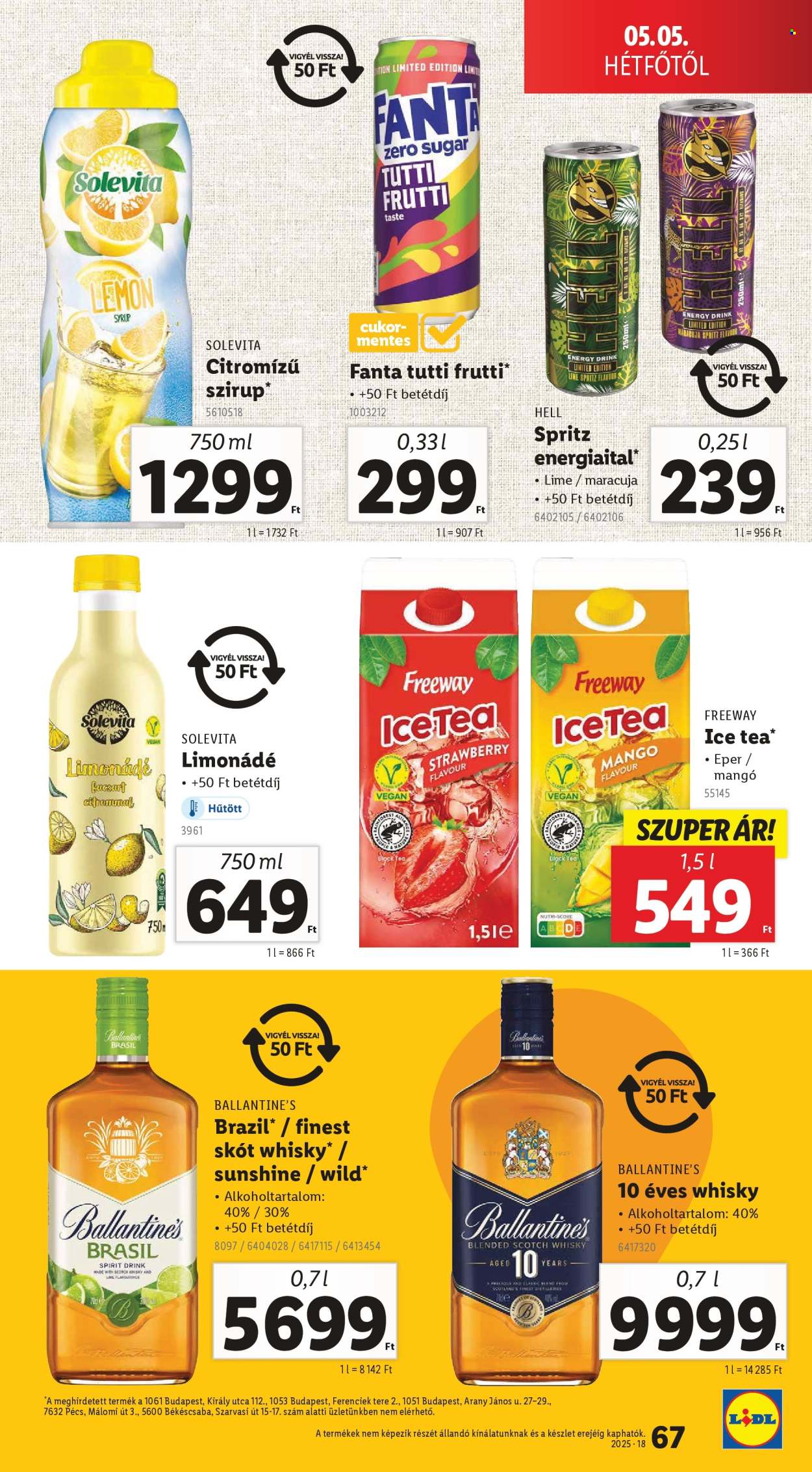 Lidl akciós újságok - 2025.04.30 - 2025.05.07. Oldal 67