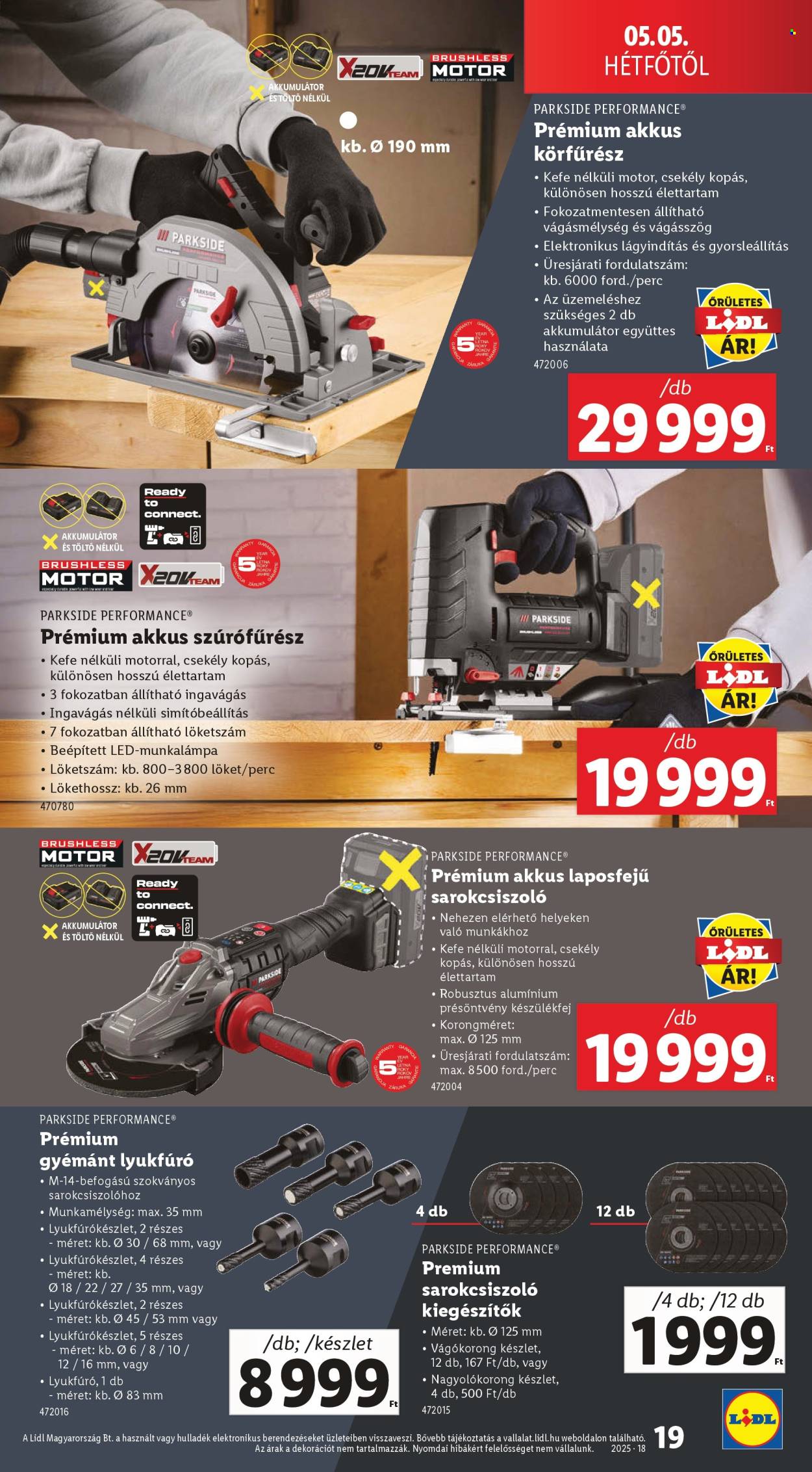 Lidl akciós újságok - 2025.04.30 - 2025.05.07. Oldal 19