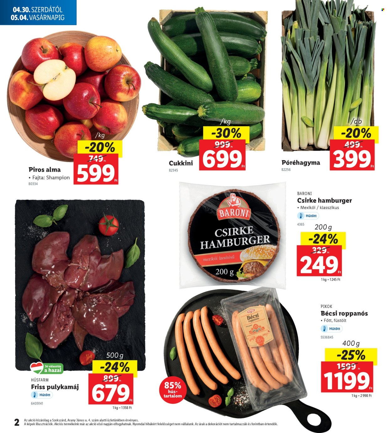 Lidl akciós újságok - 2025.04.30 - 2025.05.04. Oldal 2