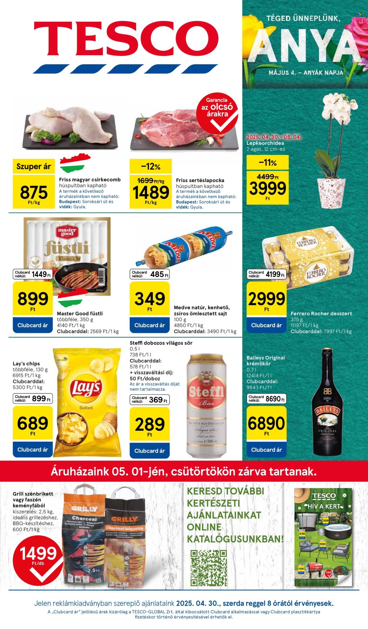 TESCO akciós újságok - 2025.04.30 - 2025.05.06. Oldal 1