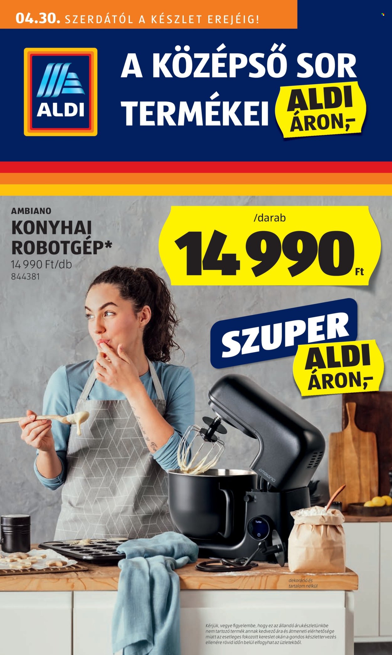 Aldi akciós újságok - 2025.04.30 - 2025.05.07. Oldal 1