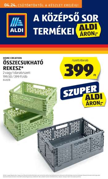 Újság Aldi - 2025.04.24 - 2025.04.29.