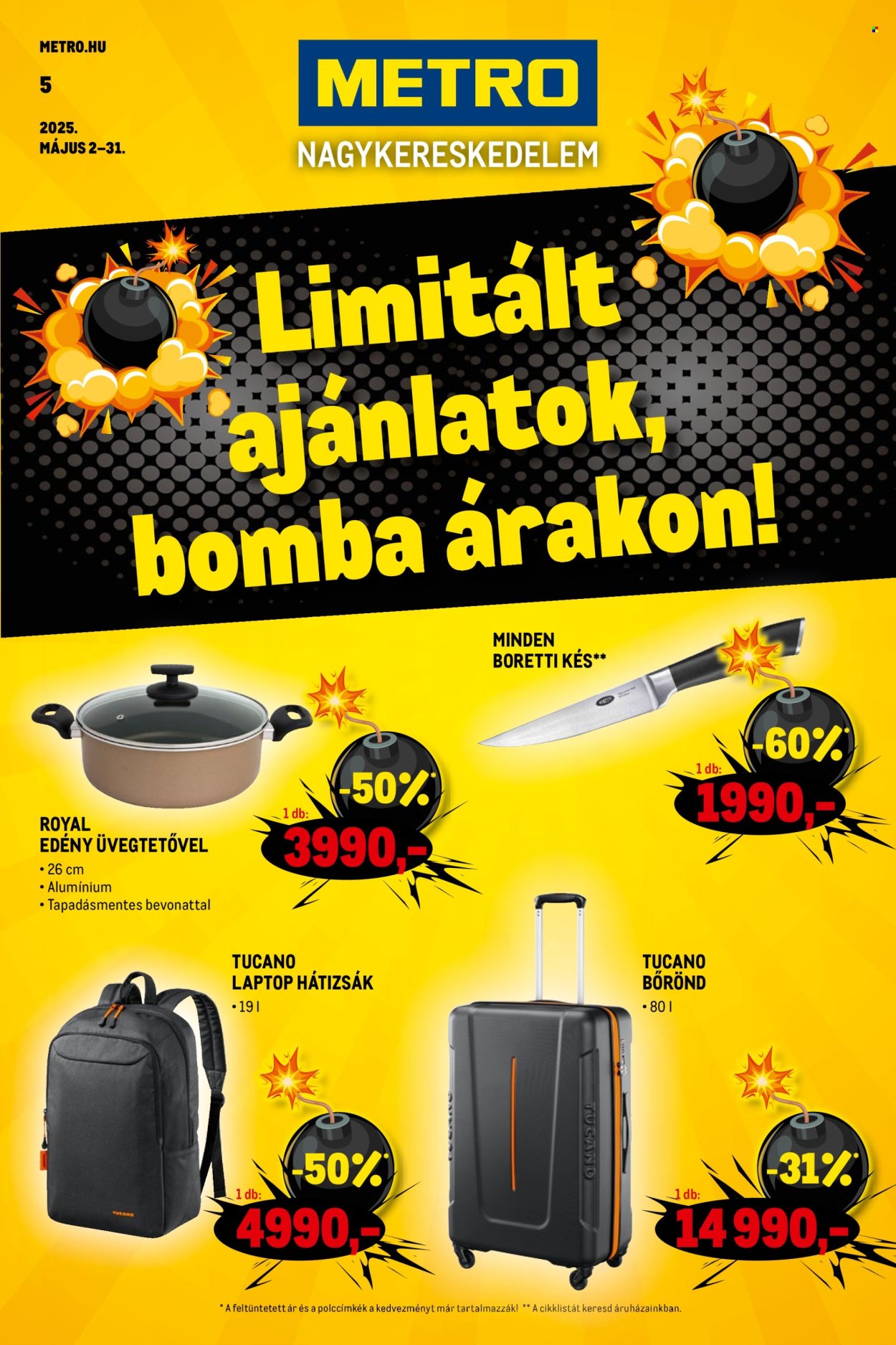 Metro akciós újságok - 2025.05.02 - 2025.05.31. Oldal 1