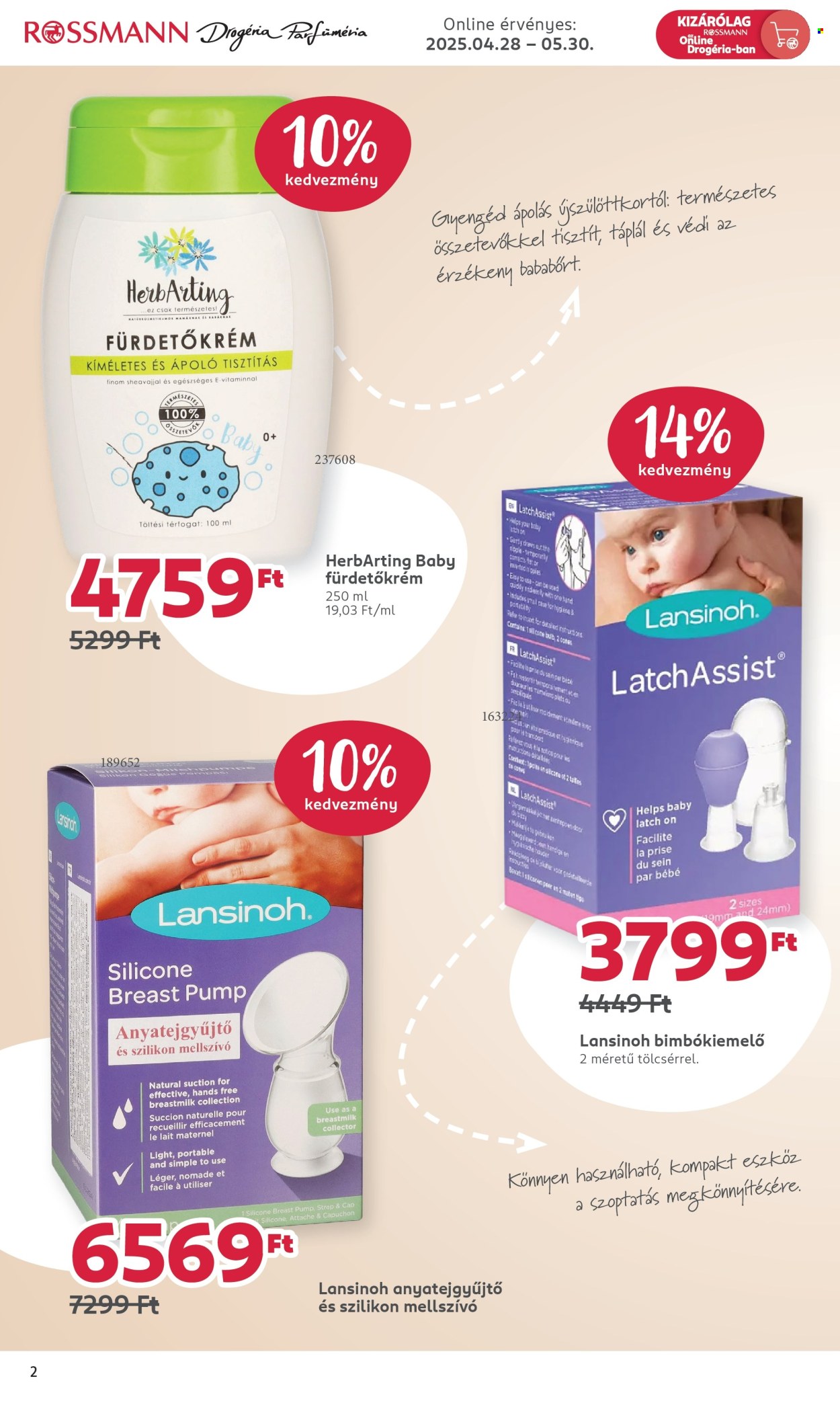 Rossmann akciós újságok. Oldal 2