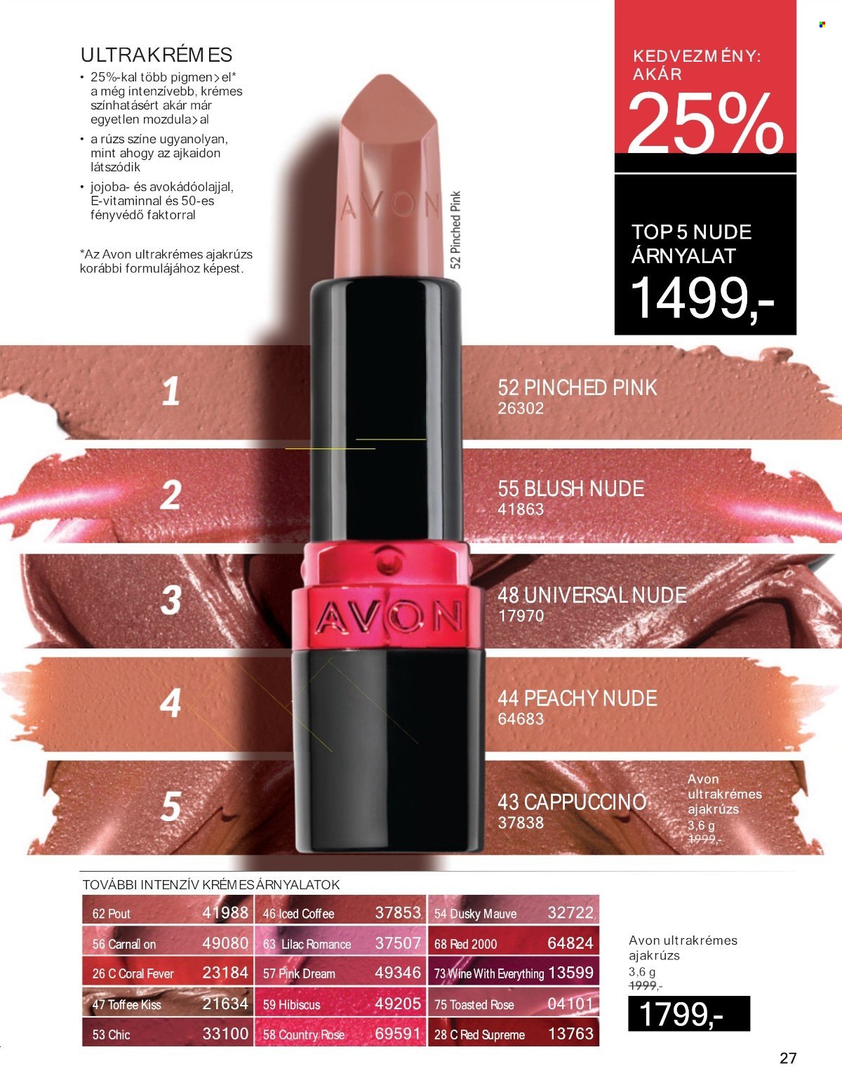 Avon akciós újságok - 2025.05.01 - 2025.05.31. Oldal 27