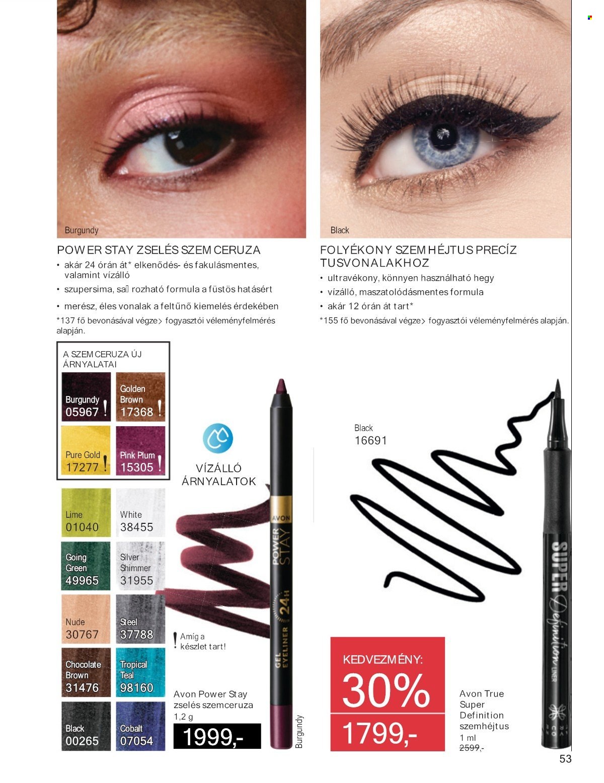 Avon akciós újságok - 2025.05.01 - 2025.05.31. Oldal 53