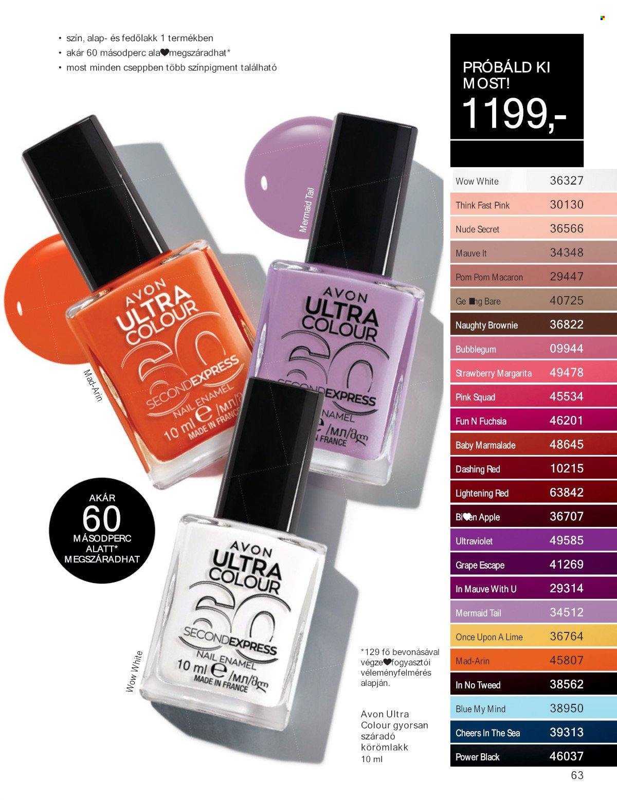 Avon akciós újságok - 2025.05.01 - 2025.05.31. Oldal 63