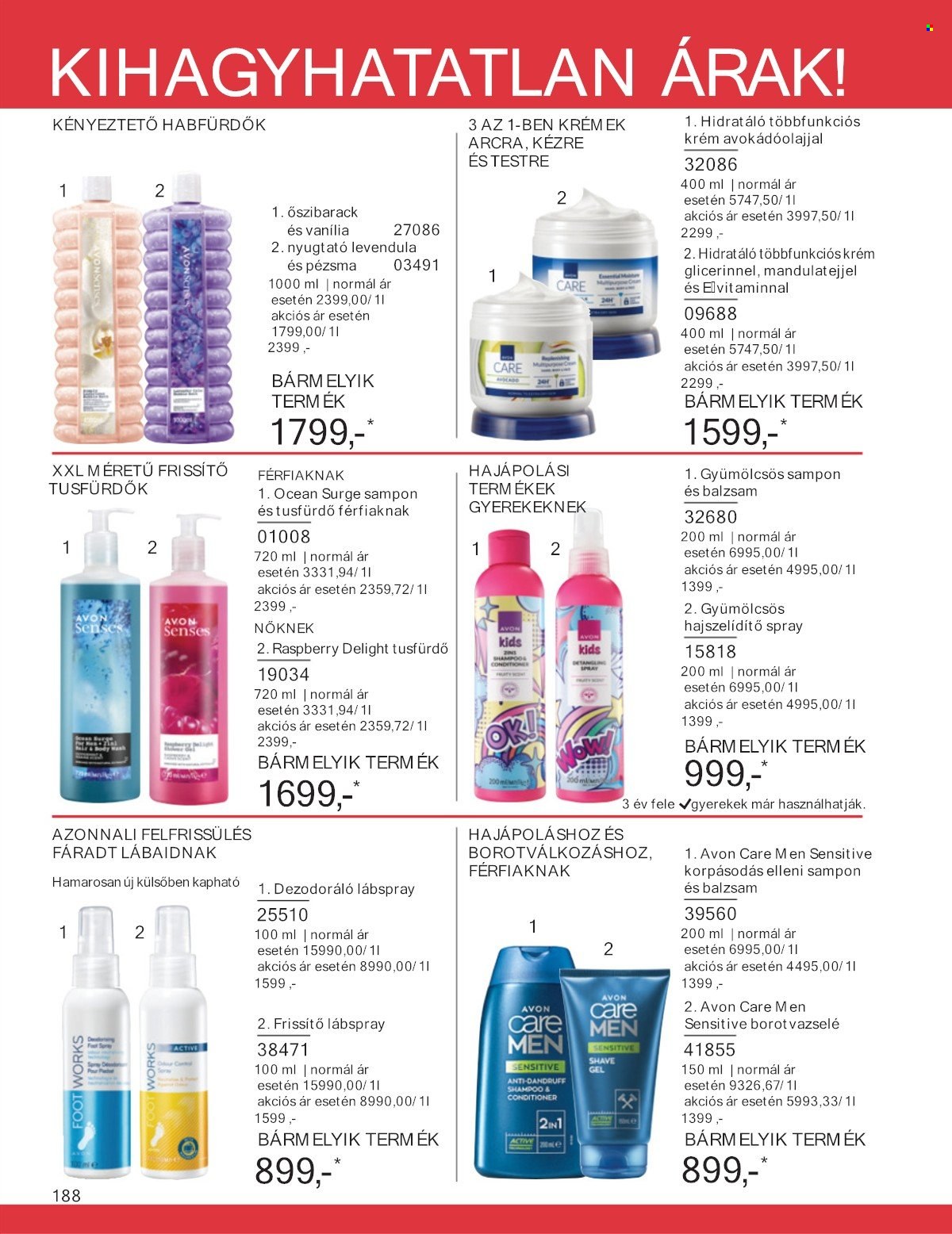 Avon akciós újságok - 2025.05.01 - 2025.05.31. Oldal 188
